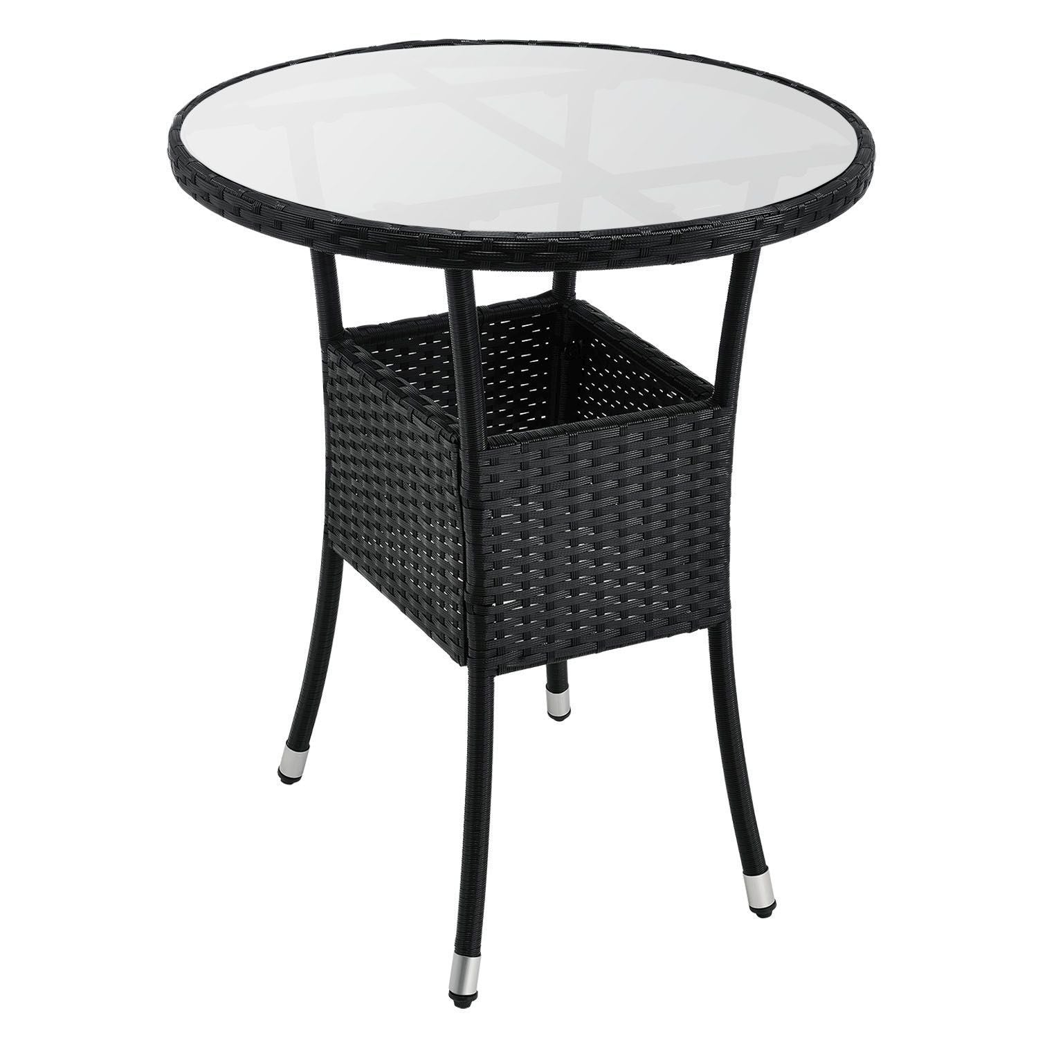 juskys-bayamo-polyrattan-balkon-set-2-personen-schwarz-creme image 6