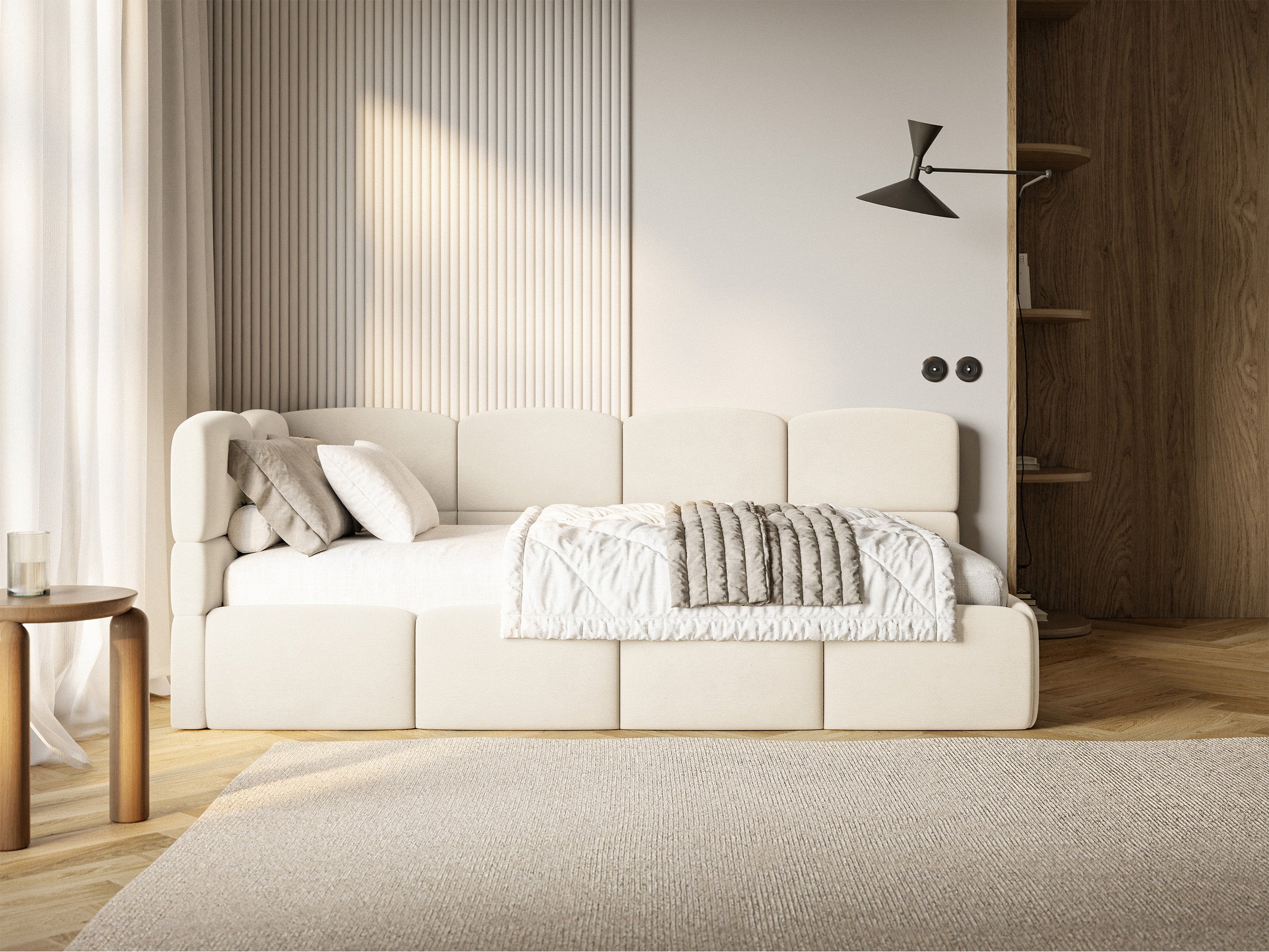 selsey-cloudy-jugendbett-90x200-links-mit-bettkasten-creme-velours image 3
