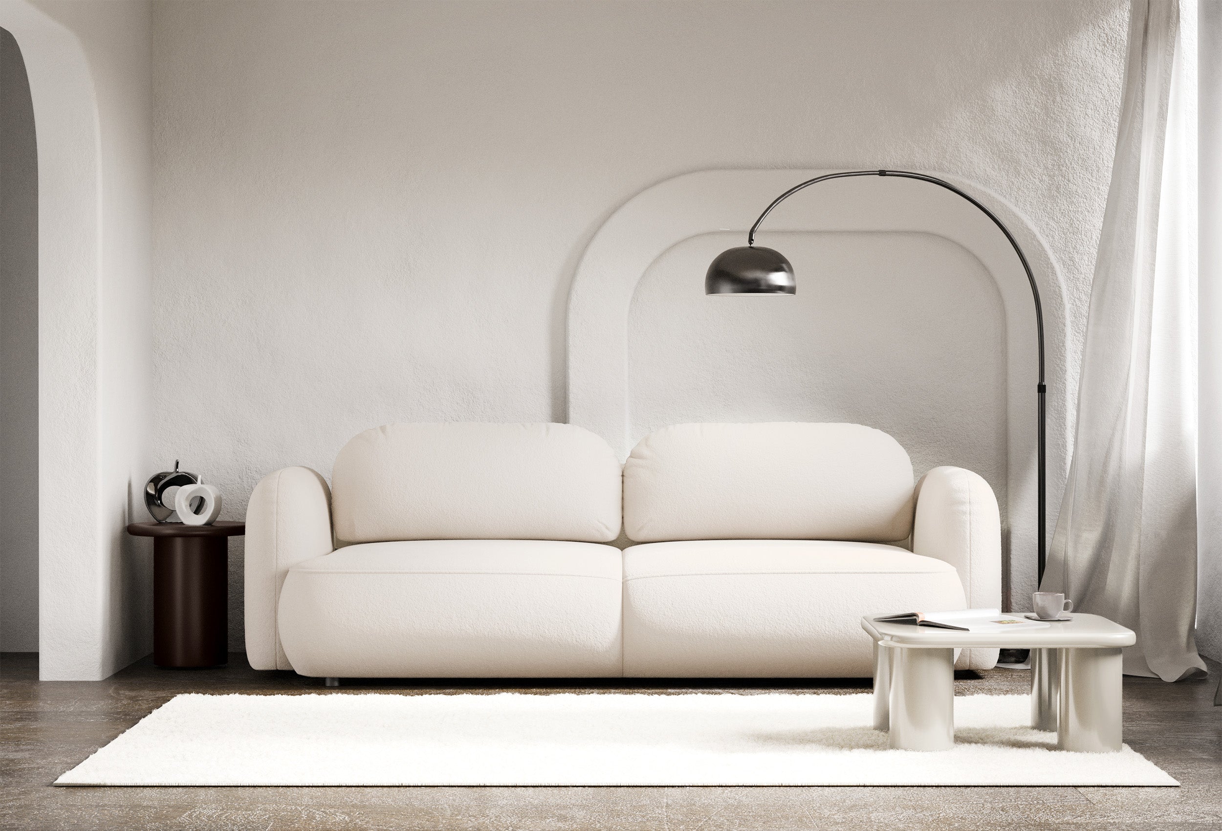 selsey-tvoya-3-sitzer-schlafsofa-ausklappbar-cremefarbene-chenille-dl-automatik image 2