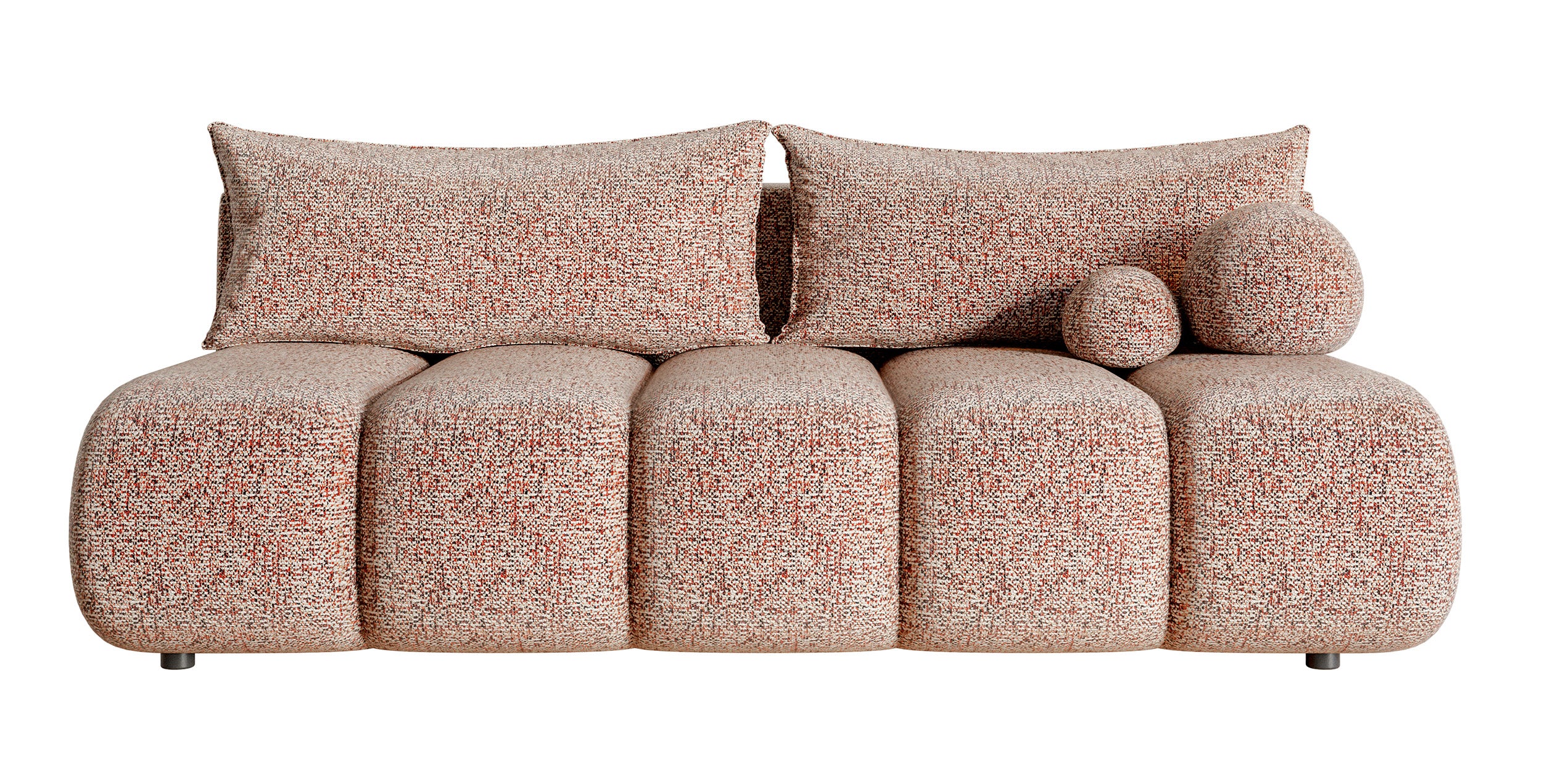 selsey-dandelino-mini-dreisitziges-sofa-mit-schlaffunktion-ziegelrotes-geflecht image 1
