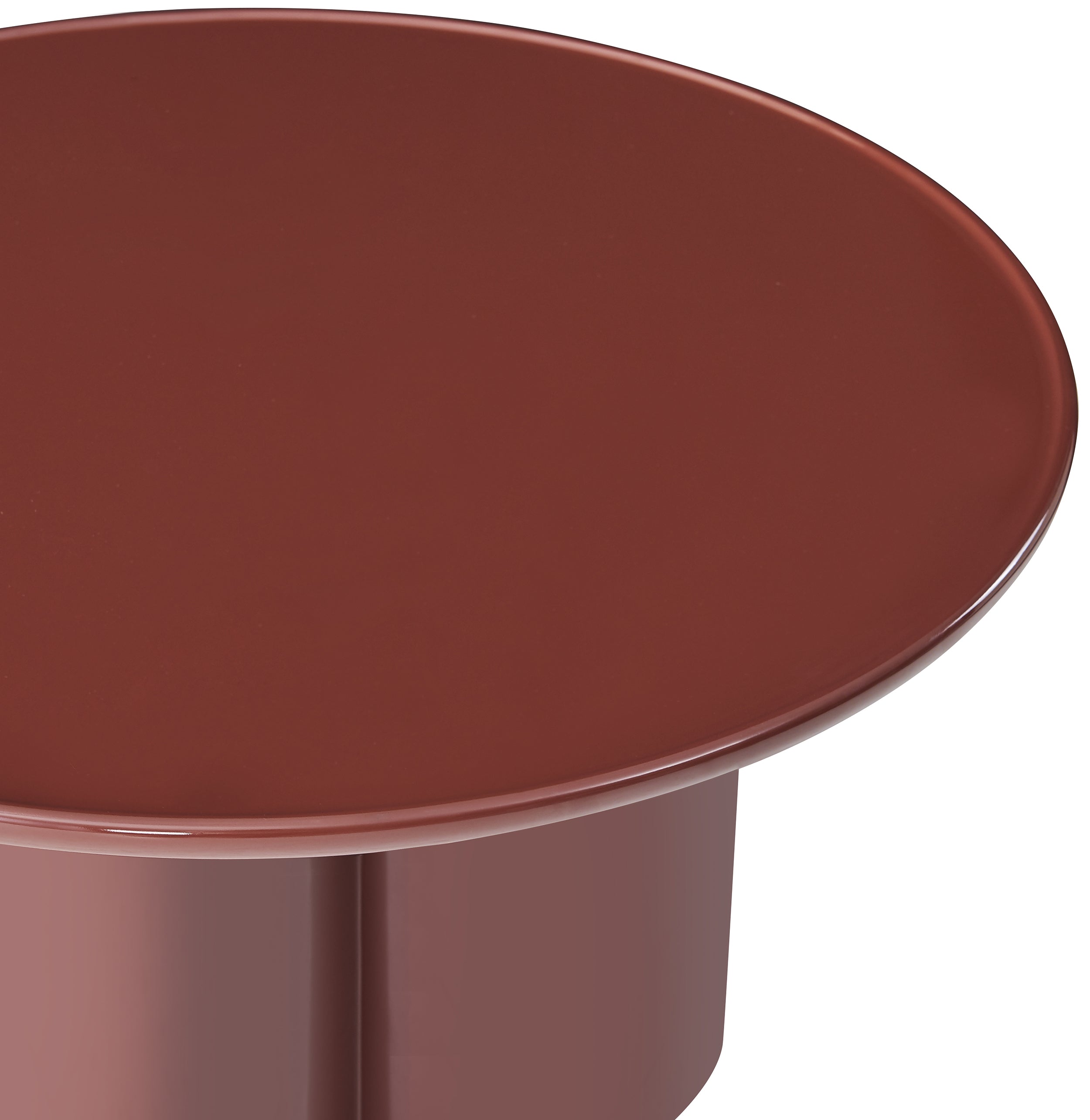 selsey-roulness-runder-couchtisch-80-cm-bordeaux-hochglanz image 8