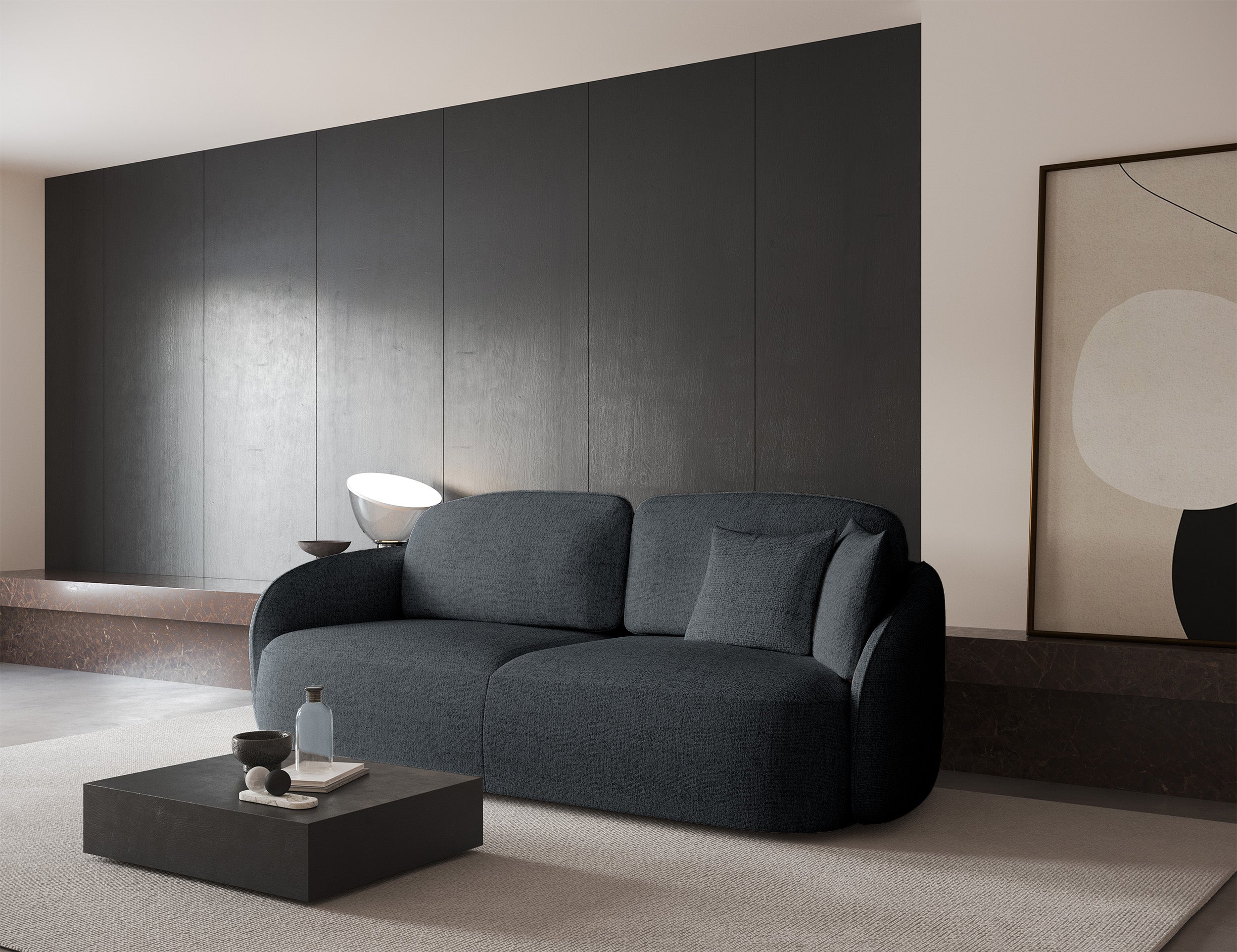 selsey-savoy-schlafsofa-3-sitzer-ausklappbar-mit-stauraum-dunkelgraues-geflecht image 3