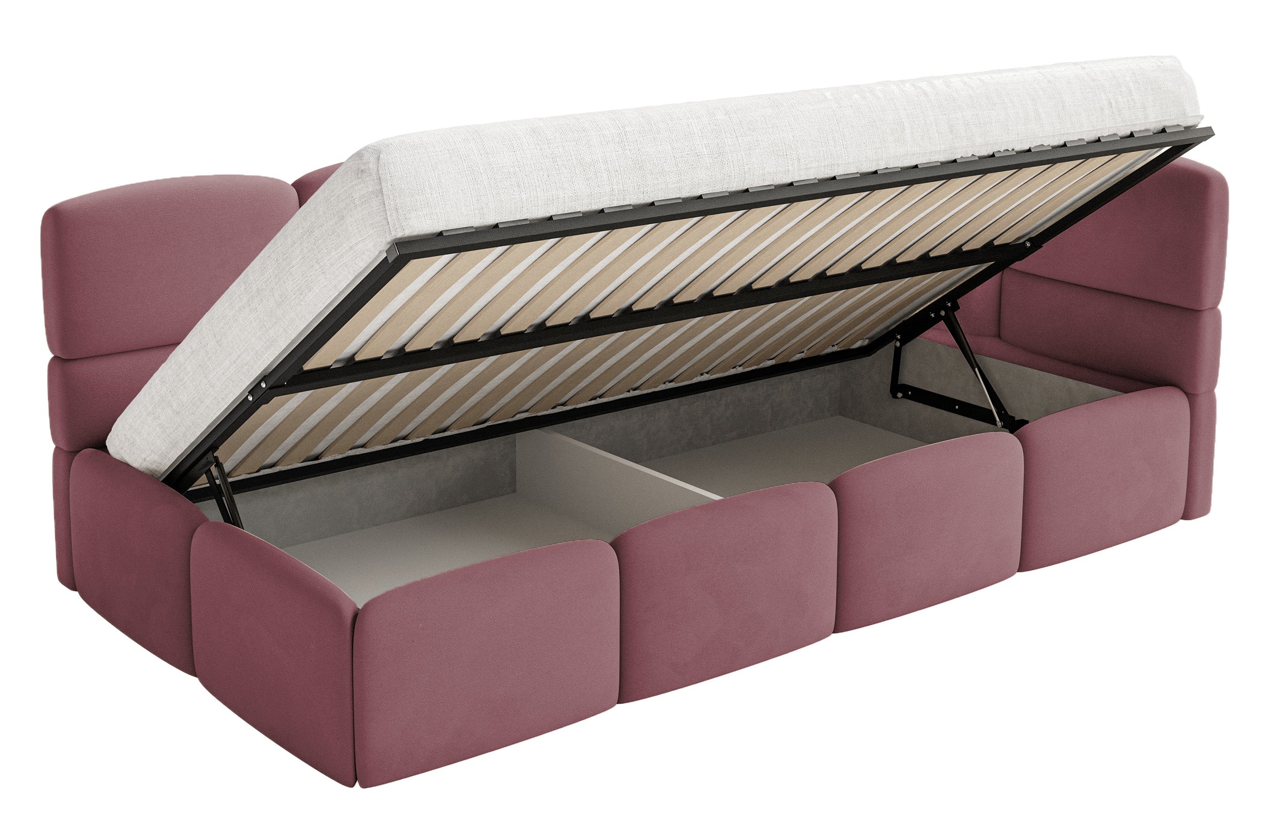 selsey-cloudy-jugendbett-120x200-cm-rechts-mit-stauraum-rosa-velours image 3