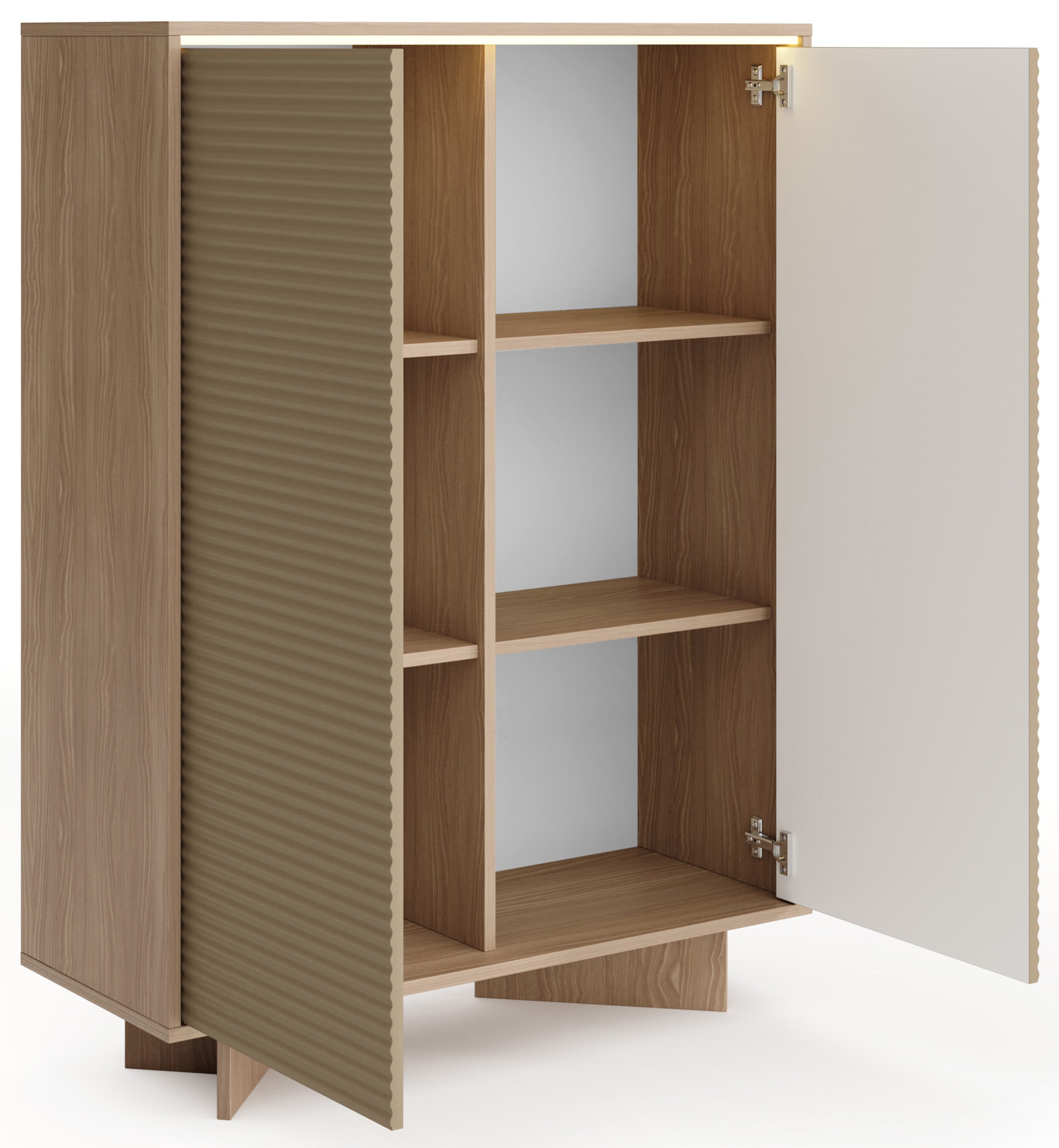 selsey-semi-zweit-rige-kommode-104-cm-mit-led-beleuchtung-bolivar-natur-cappucci image 3