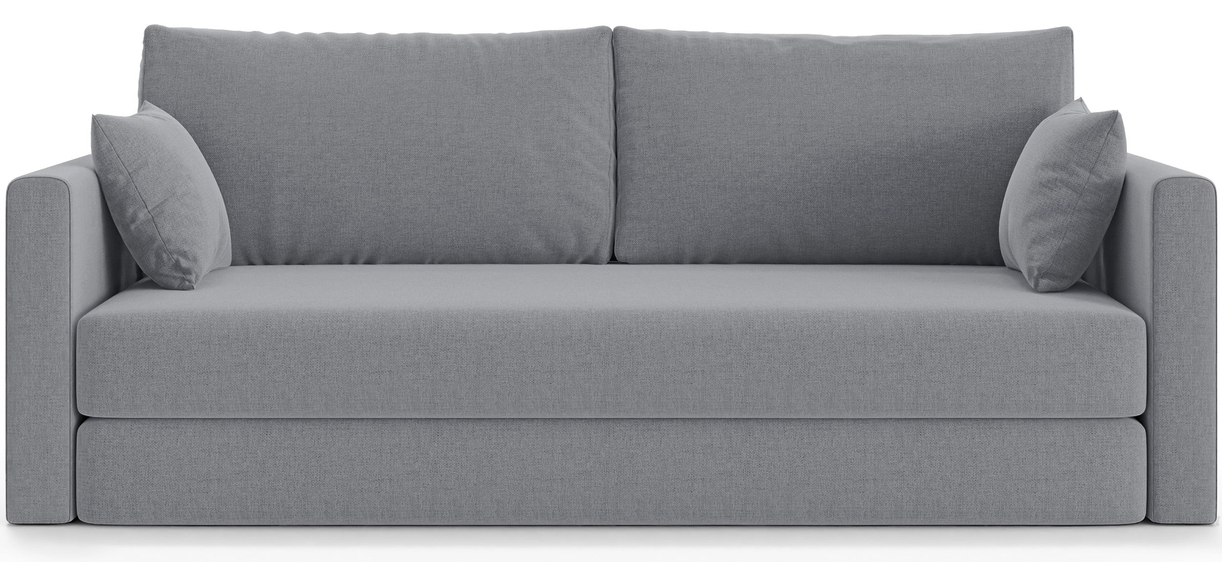 selsey-avolia-dreisitziges-ausklappbares-sofa-graues-flechtmuster image 1