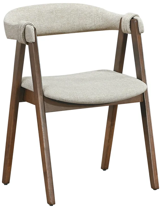 selsey-inneles-holzstuhl-esszimmer-kautschukholz-nussbaum-beige-gepolstert image 1