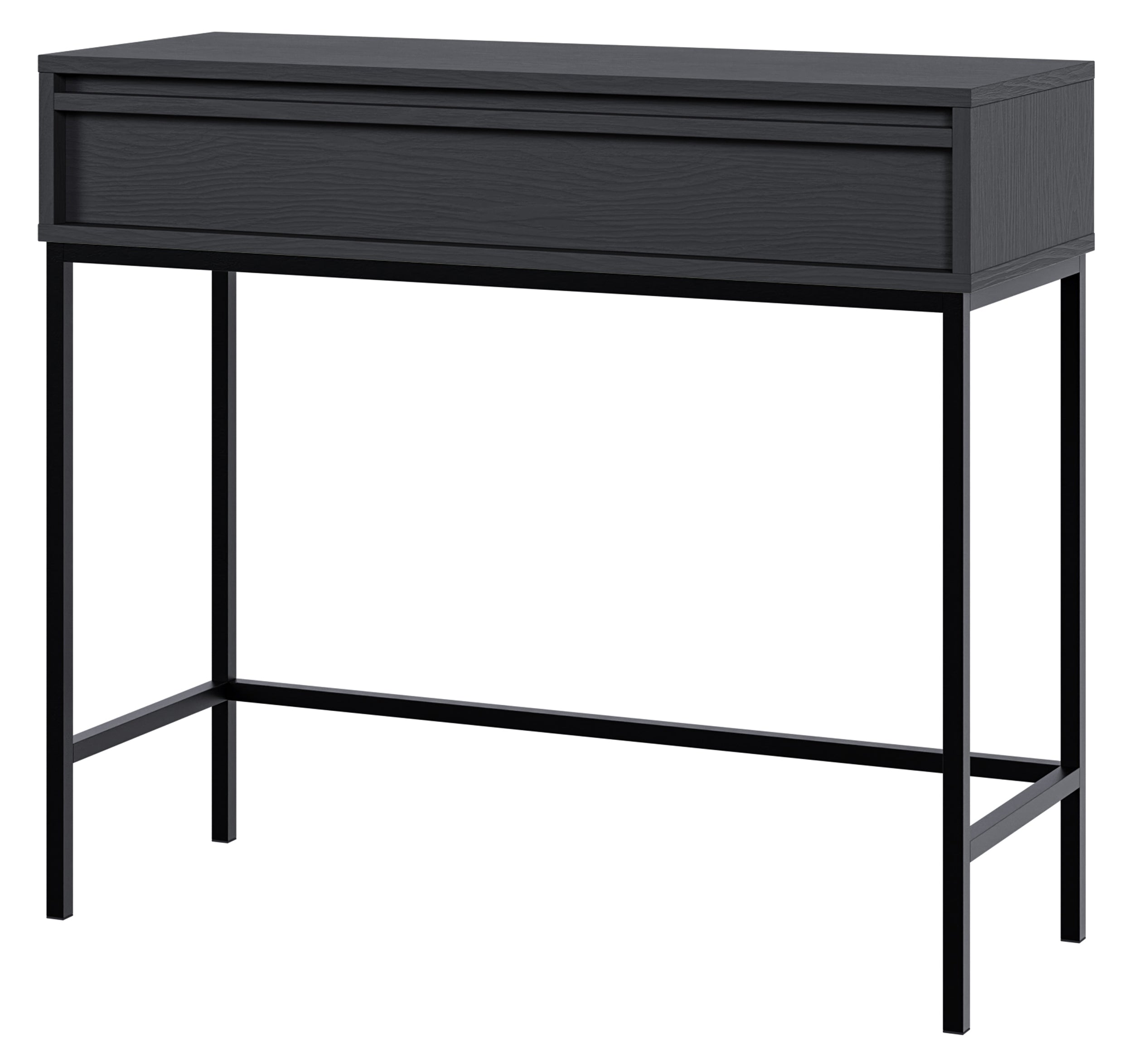 selsey-evo-konsole-90-cm-mit-schublade-und-gestell-schwarz image 1