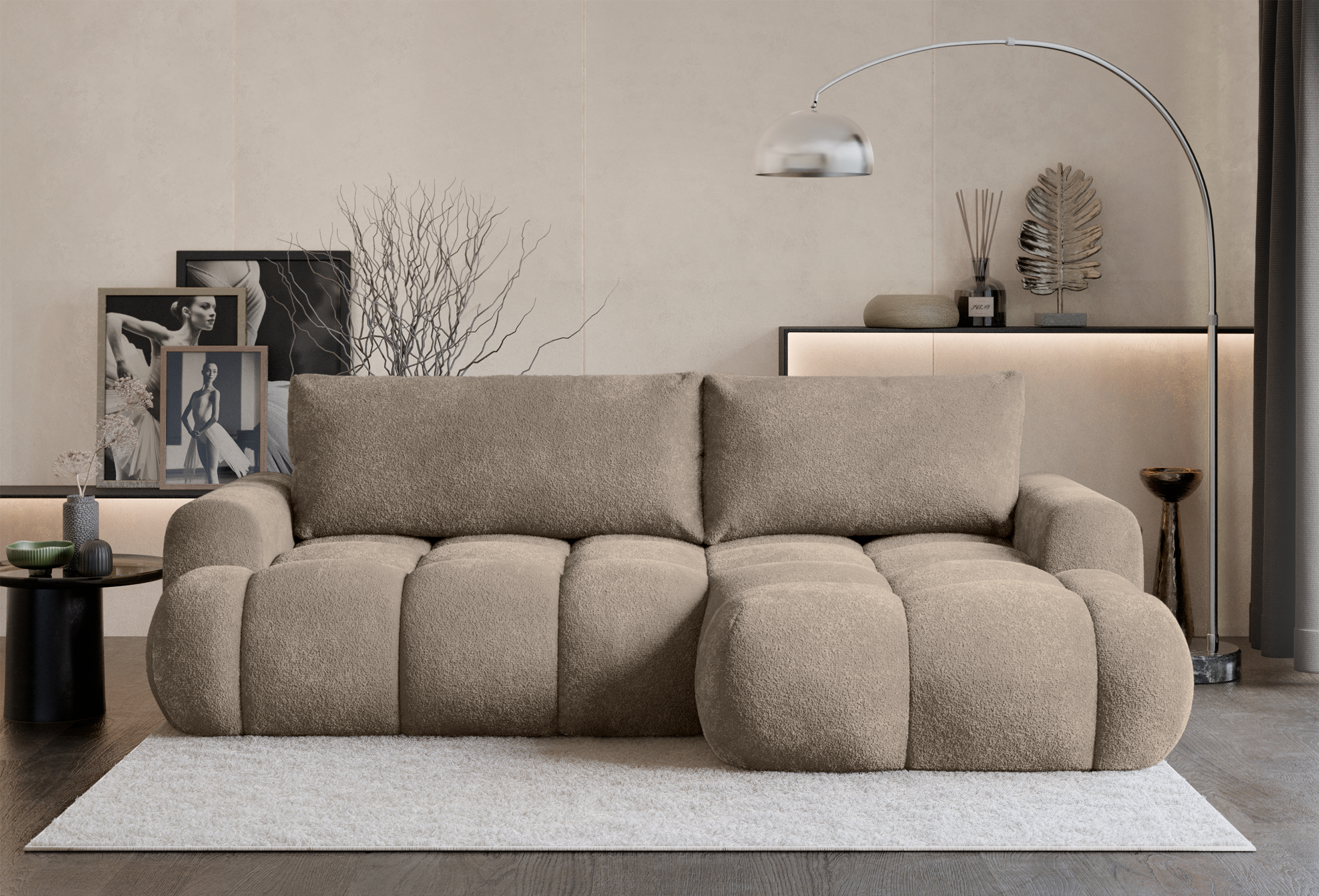 selsey-ombo-mini-ecksofa-mit-schlaffunktion-rechts-l-form-dunkelbeiges-boucl image 3