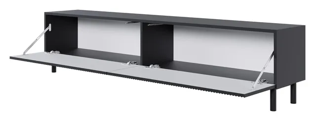 selsey-veldio-new-tv-schrank-175-cm-schwarz-mit-gefr-ster-front image 1