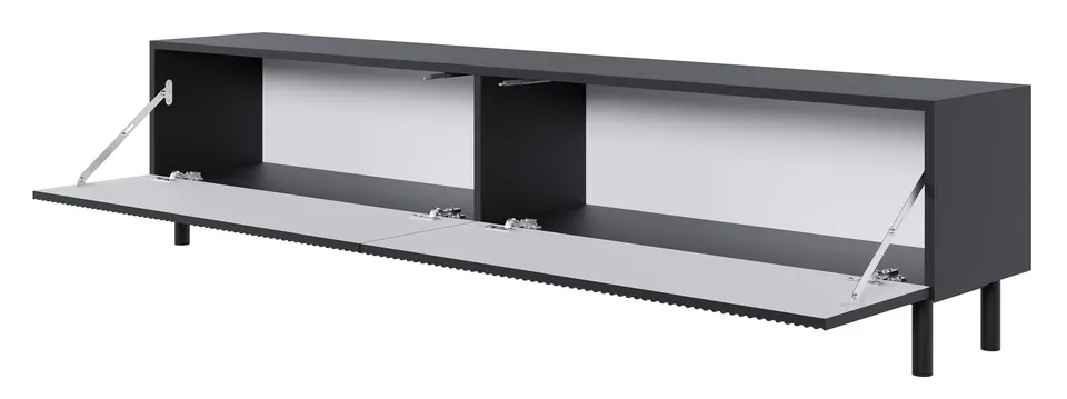 selsey-veldio-new-tv-schrank-175-cm-schwarz-mit-gefr-ster-front image 1