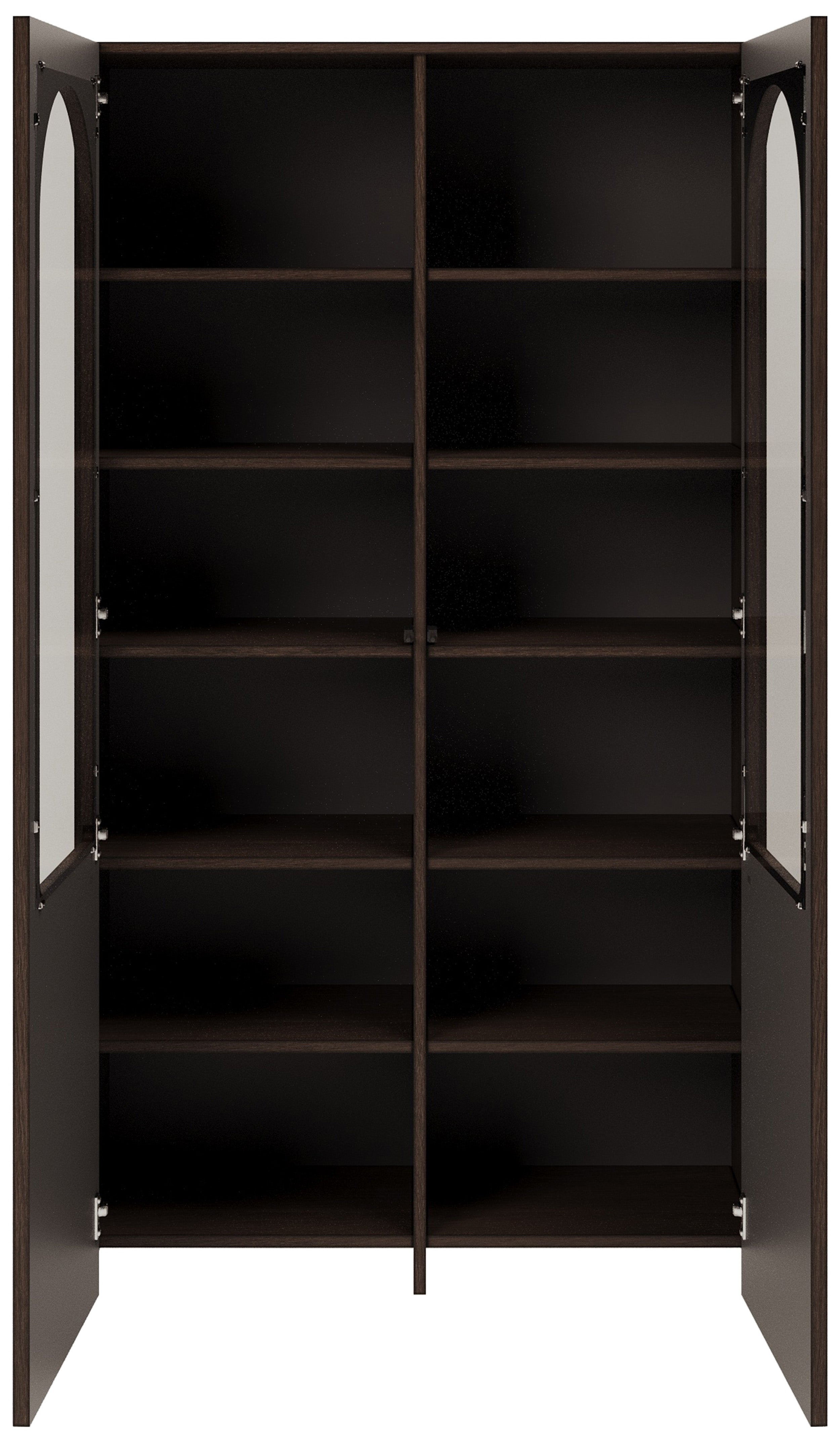 selsey-arkadia-vitrine-schrank-zweit-rig-100-cm-eiche-dunin-mit-glasfront image 8
