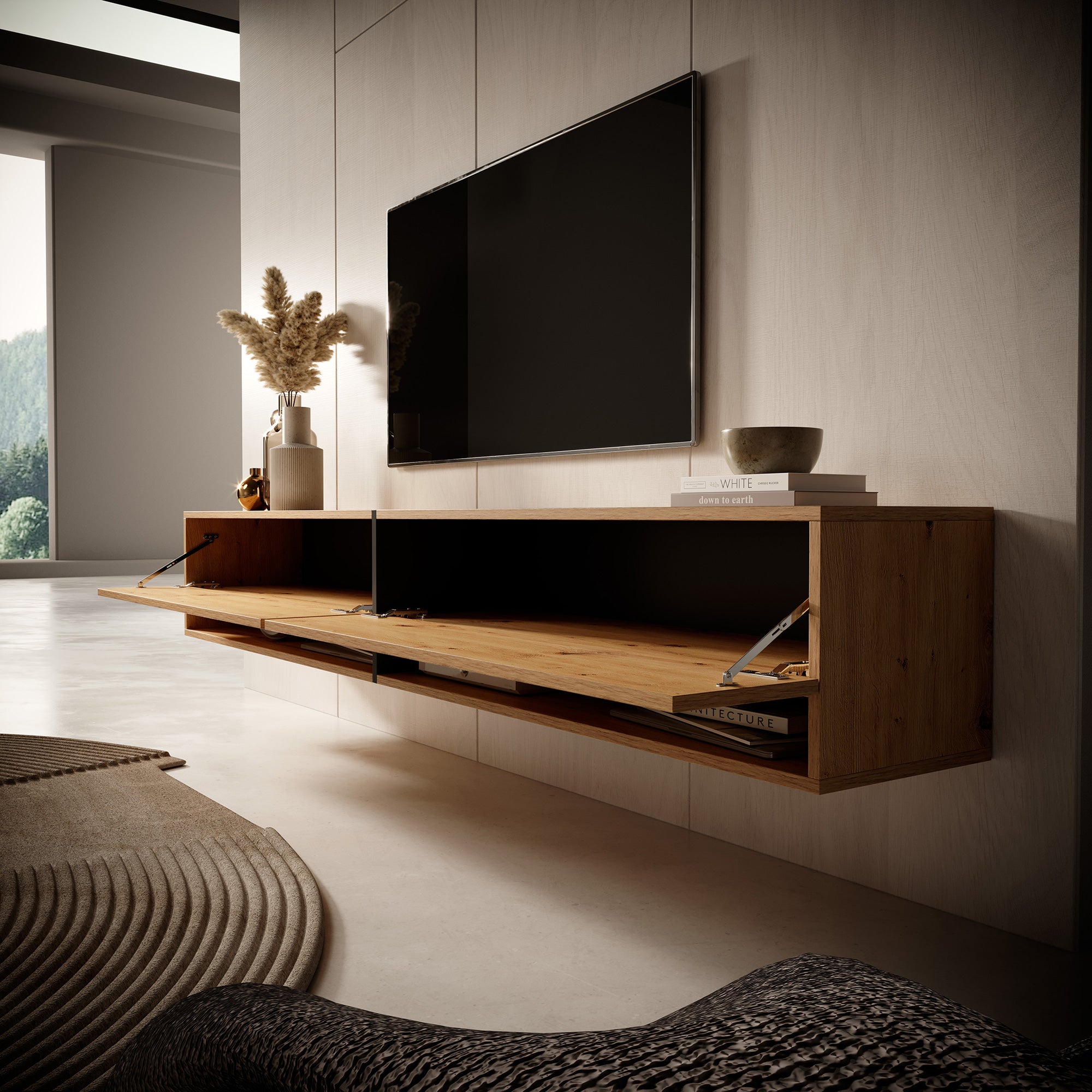 selsey-mirrgo-tv-schrank-200-cm-artisan-eiche-mit-grafitfarbenen-eins-tzen image 7