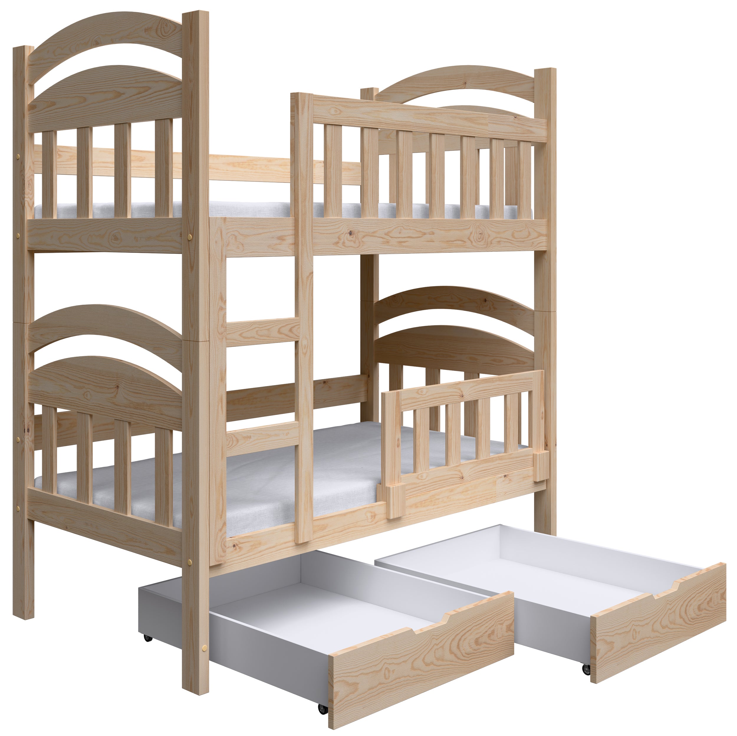 selsey-dopio-etagenbett-90x200-cm-kiefer-mit-matratzen-und-schubladen image 1