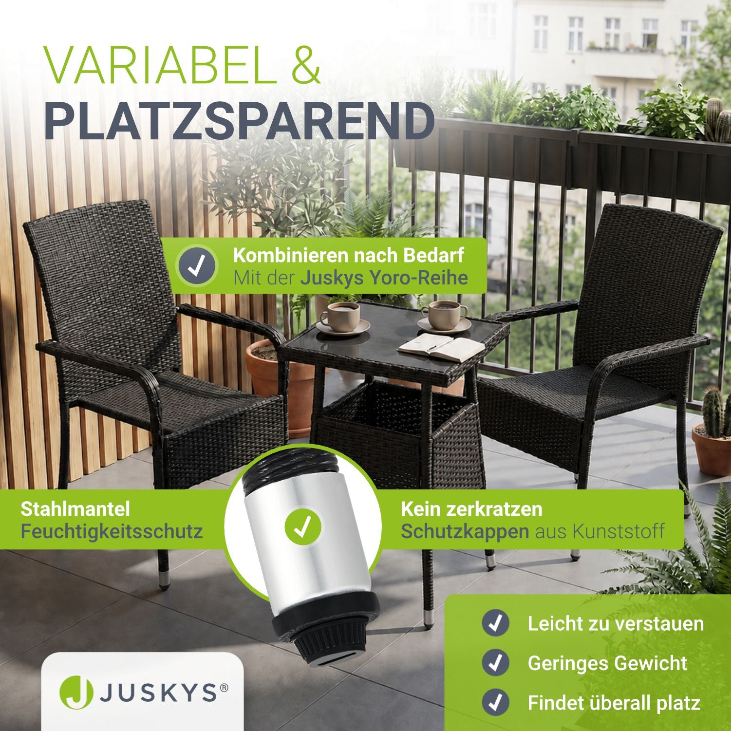 juskys-yoro-eckiger-polyrattan-gartentisch-mit-glasplatte-schwarz image 6