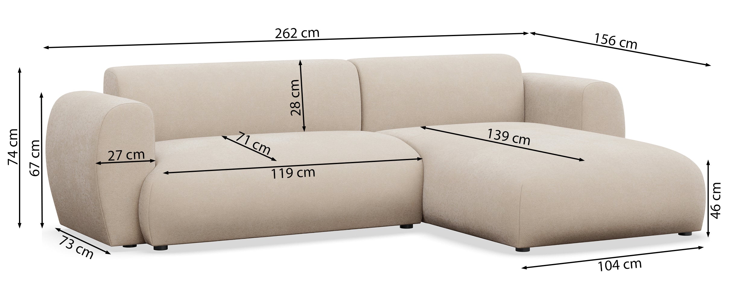 selsey-emia-ecksofa-l-links-mit-schlaffunktion-creme-chenille image 6