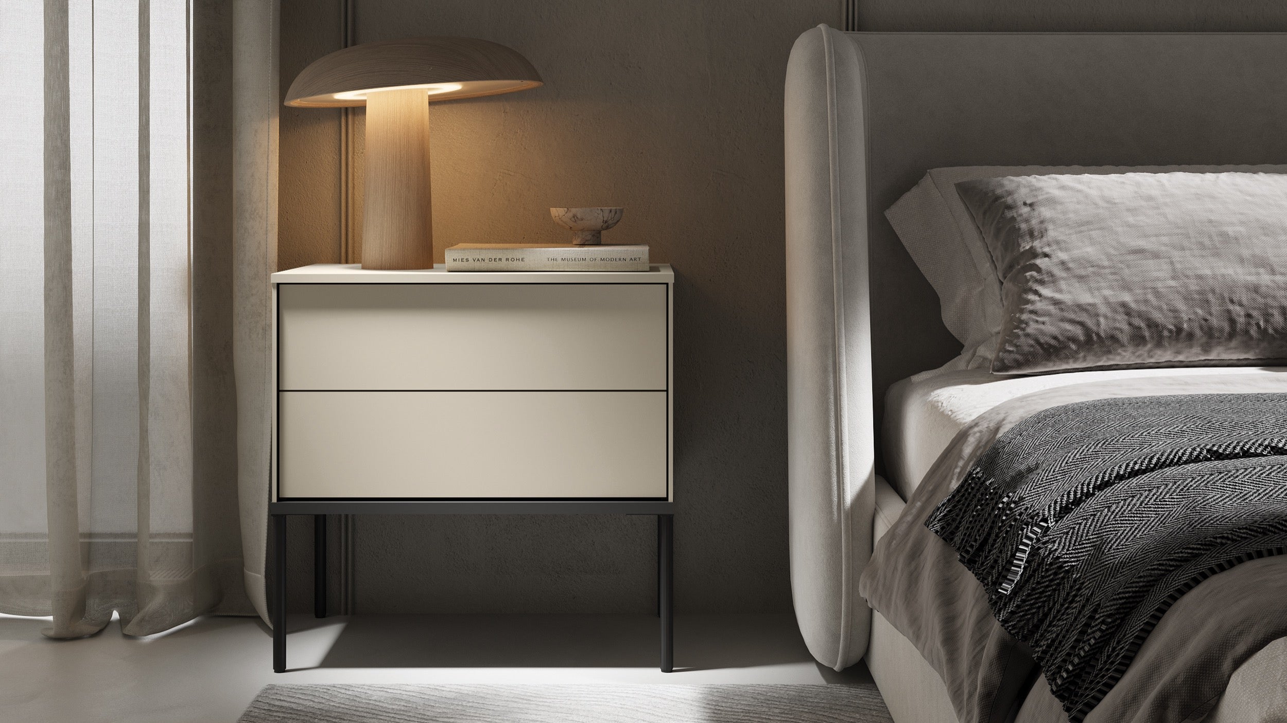selsey-bellezo-nachttisch-mit-zwei-schubladen-56-cm-cremefarben image 3