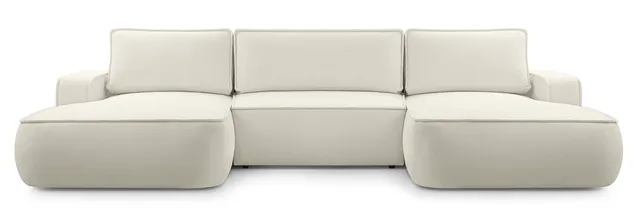 selsey-mollaro-u-f-rmige-eckcouch-mit-schlaffunktion-3dl-und-stauraum-cremefarbe image 1