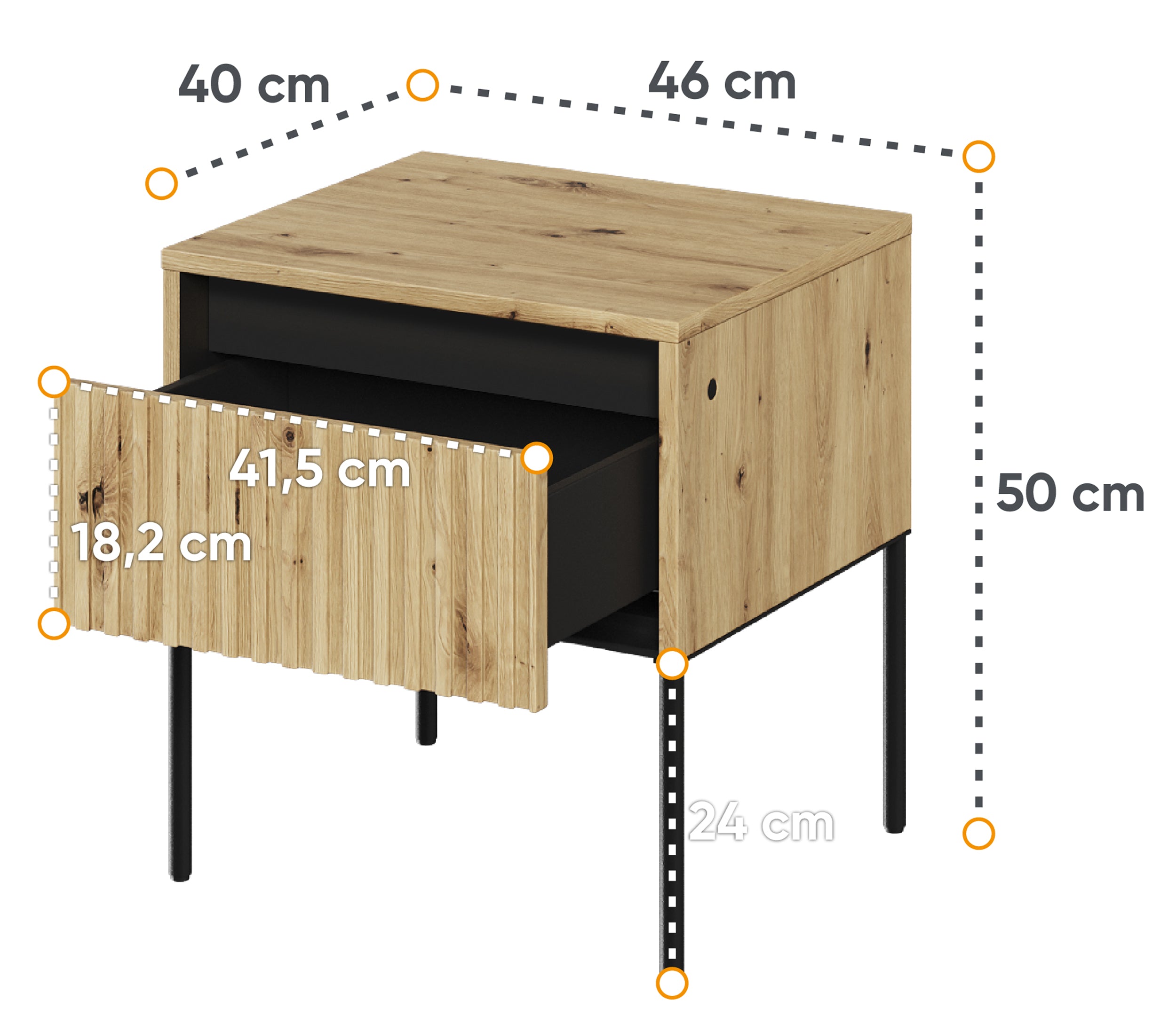 selsey-trend-nachttisch-46-cm-mit-led-artisan-eiche image 4