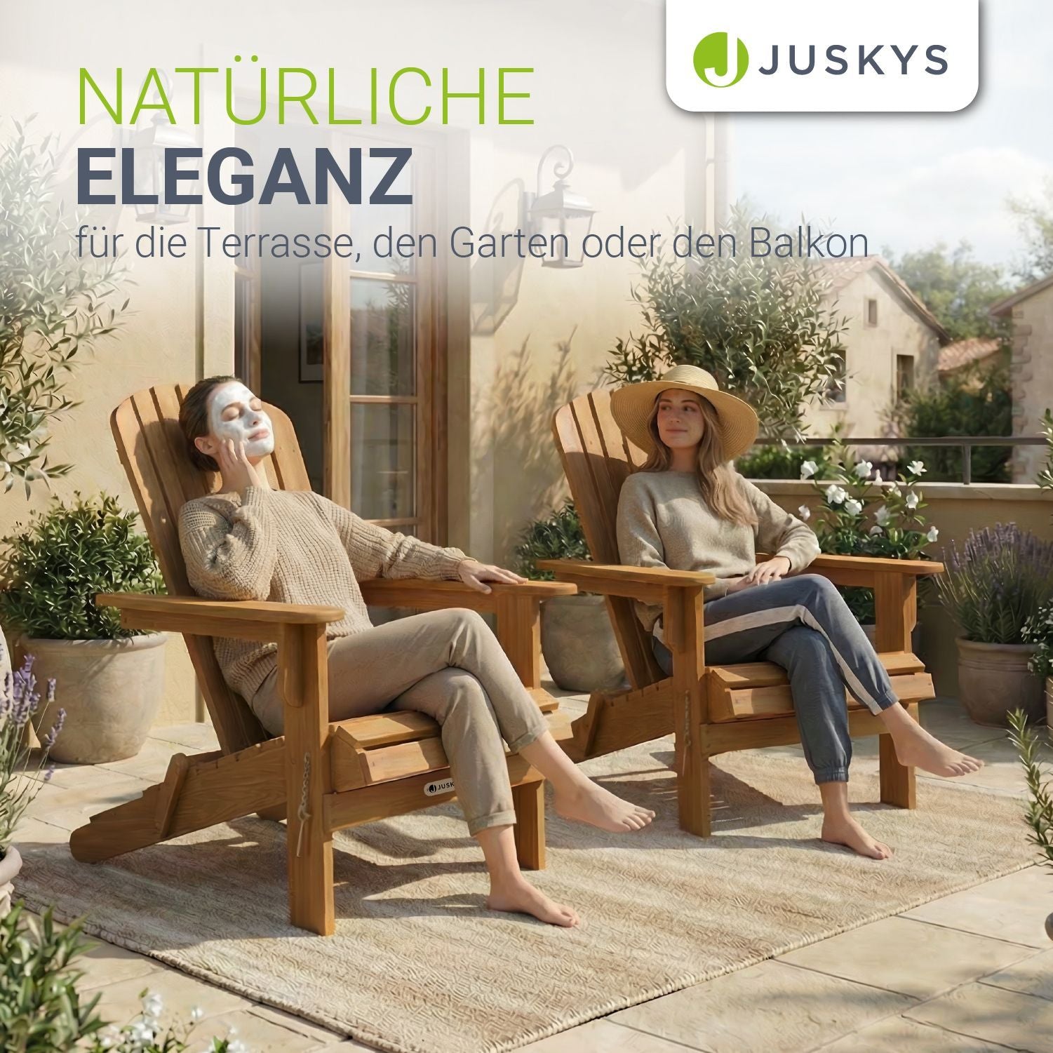juskys-korfu-gartenliegestuhl-klappbar-akazienholz-85x69x94-cm image 7