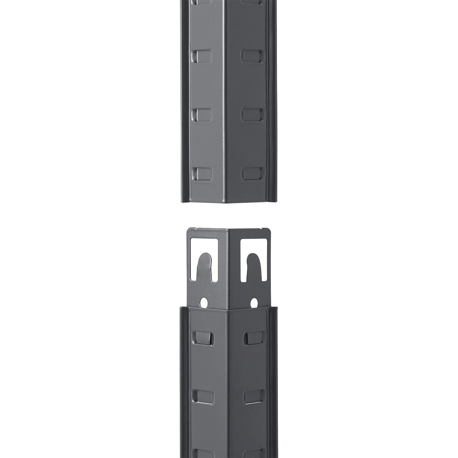 juskys-eckregal-corner-easy-160-x-75-x-40-75-cm-schwerlastregal-verzinkt-4-b-den image 2
