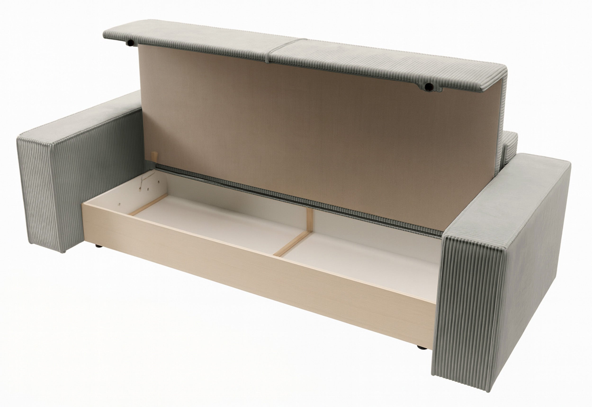 selsey-farese-drei-sitzer-schlafsofa-mit-stauraum-cremefarbener-cord image 6