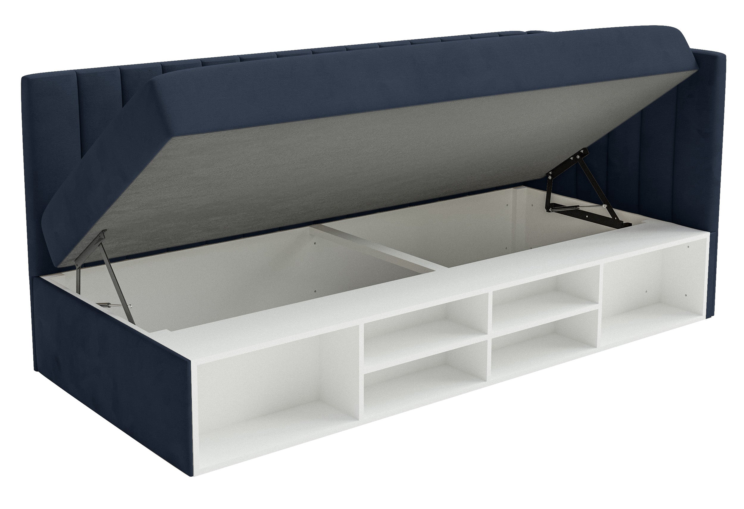 selsey-ventrio-jugendbett-90x200-cm-rechtsseitig-mit-stauraum-marineblauer-velou image 7
