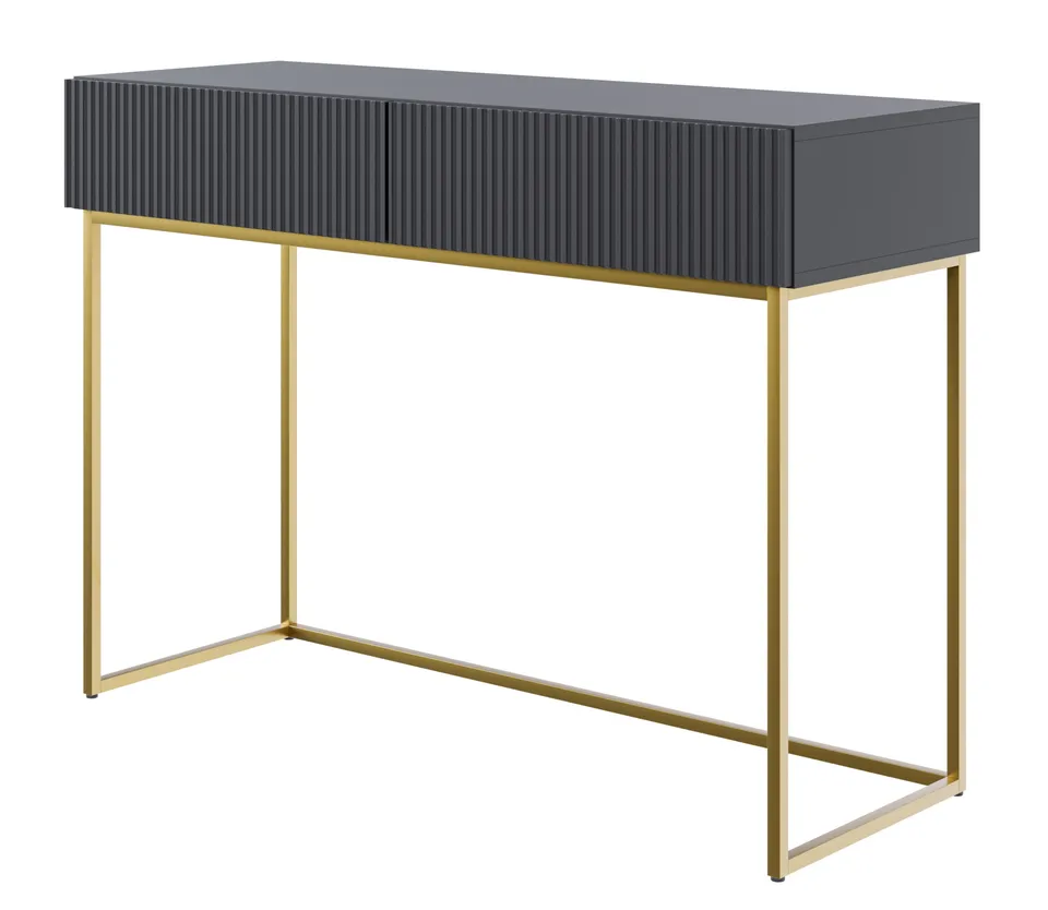 selsey-veldio-toilettentisch-schminktisch-110-cm-schwarz-mit-goldenen-beinen-2-s image 1