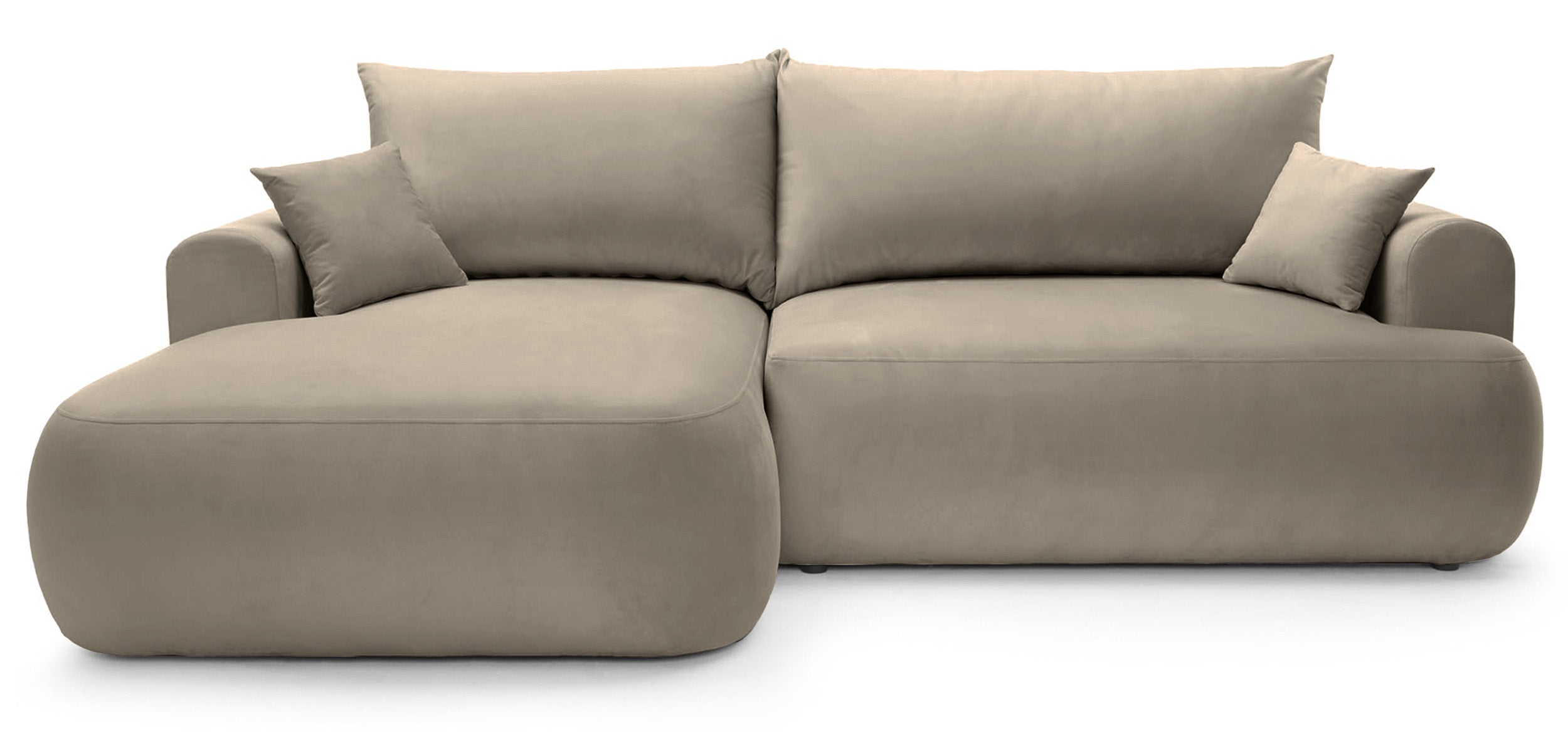 selsey-ovo-ecksofa-l-f-rmig-links-mit-schlaffunktion-grau-beiger-samt-pflegeleic image 1