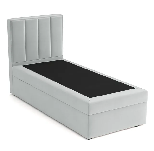 selsey-rinus-kontinentalbett-90x200-cm-hellgrauer-velours-wasserabweisend-linkss image 1