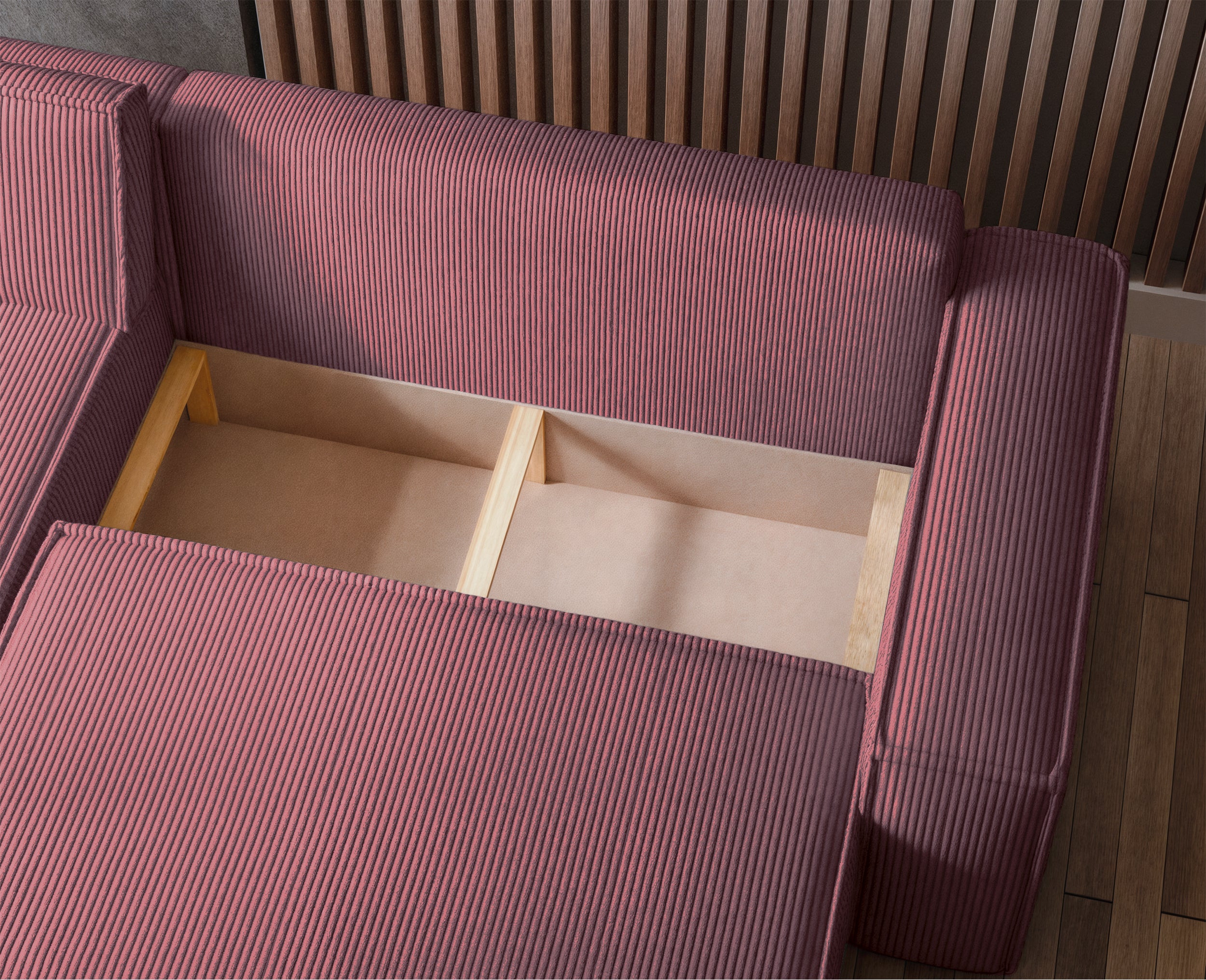 selsey-ecksofa-scarlo-l-f-rmig-mit-schlaffunktion-und-stauraum-dunkelrosa-cord-u image 4