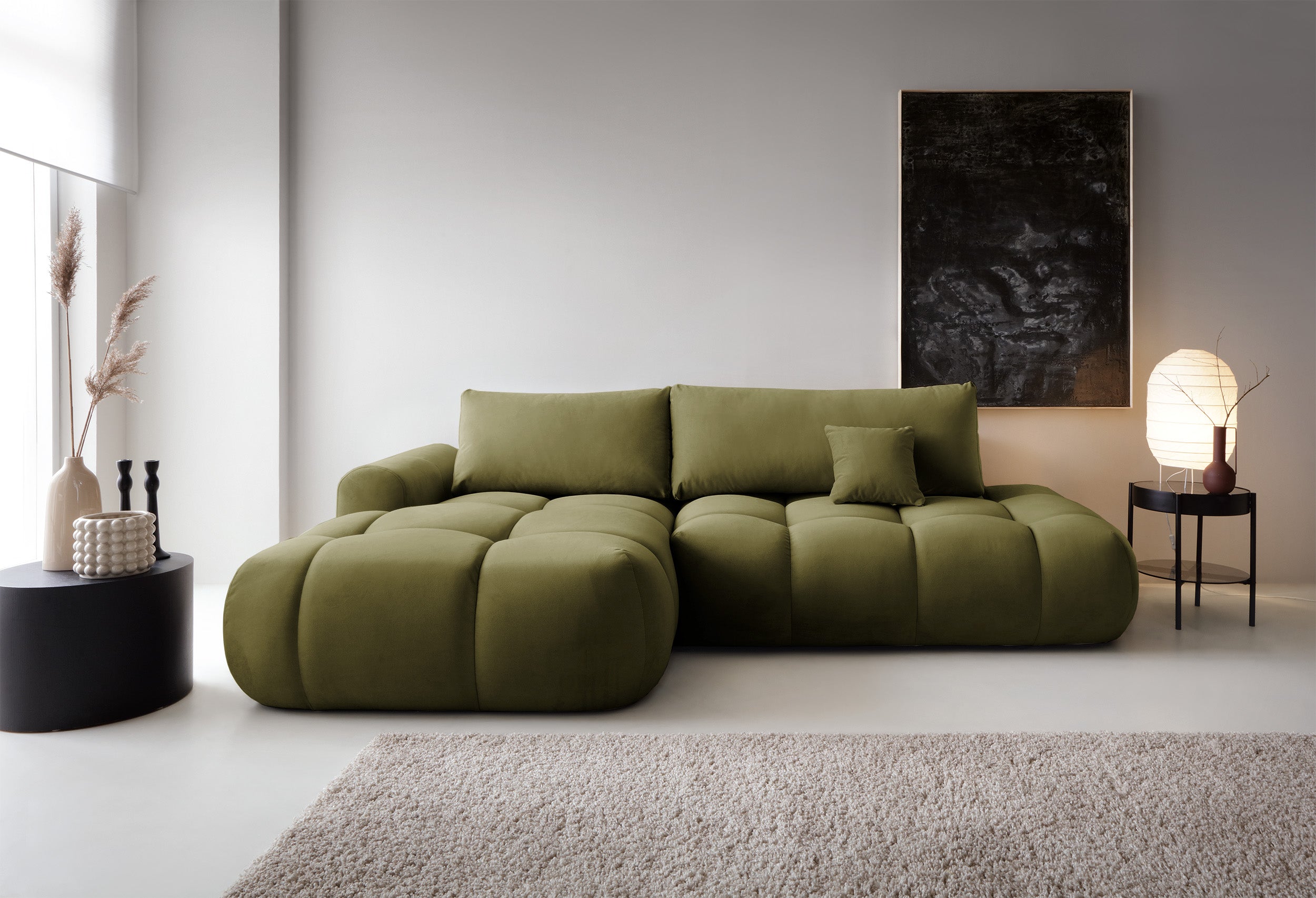 selsey-ombo-ecksofa-l-f-rmig-linksseitig-mit-schlaffunktion-und-stauraum-olivgr- image 2