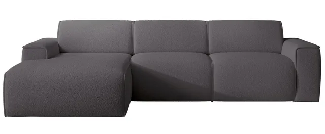 selsey-bouvi-ecksofa-l-f-rmig-links-dunkelgrauer-boucl image 1