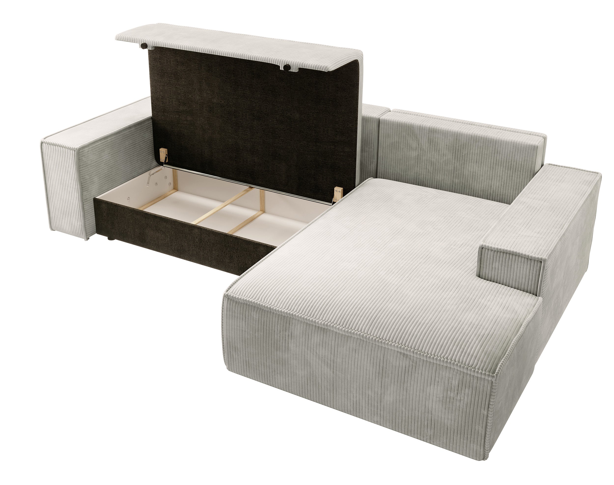 selsey-farese-new-ecksofa-mit-schlaffunktion-rechtsseitig-creme-cord-mit-staurau image 4
