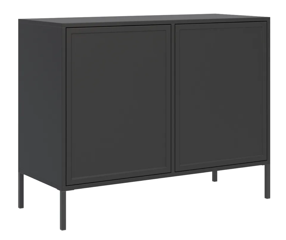 selsey-velveto-zweifl-gelige-kommode-100-cm-schwarz image 1