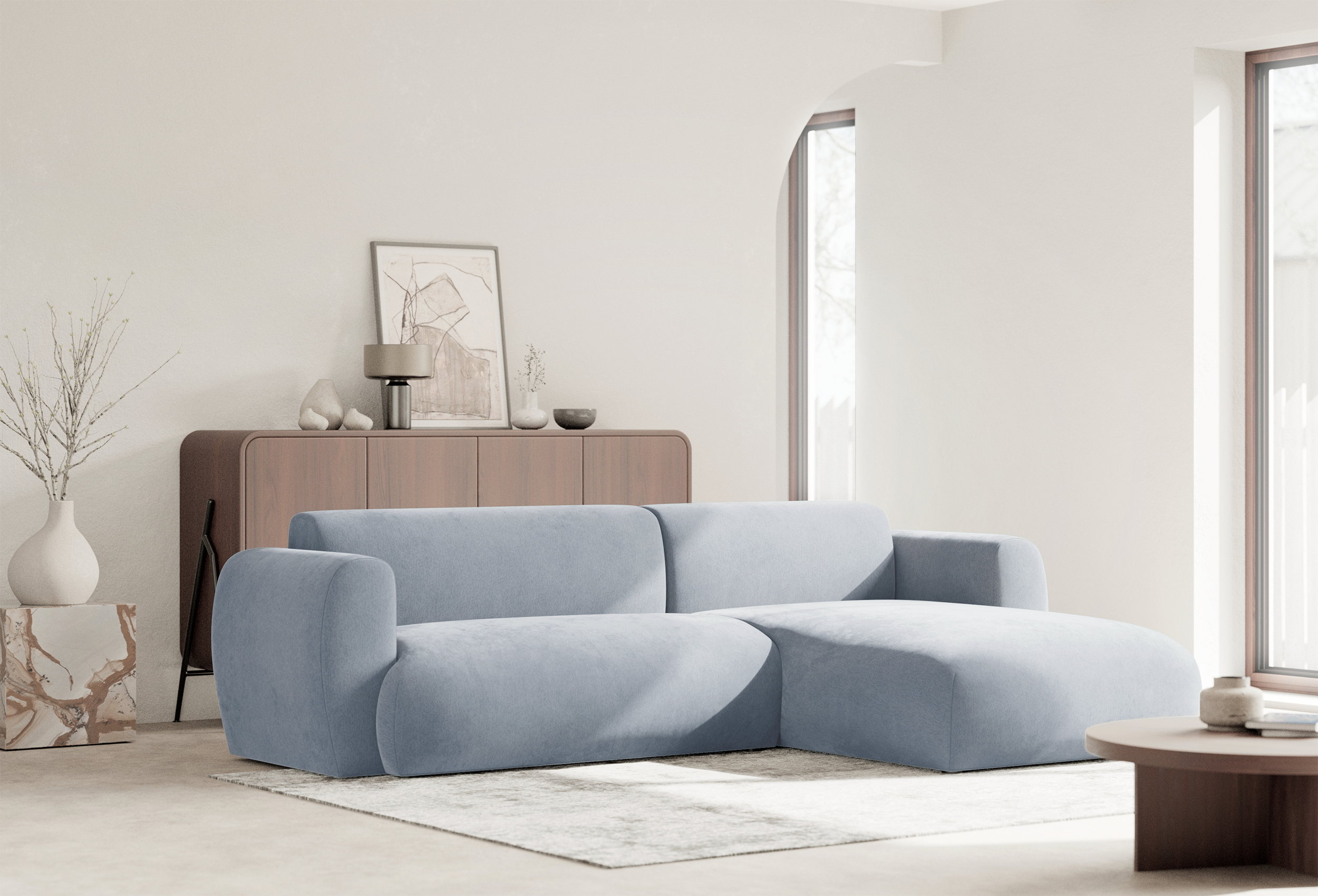 selsey-emia-ecksofa-mit-schlaffunktion-l-f-rmig-rechts-hellblauer-chenille-stoff image 6