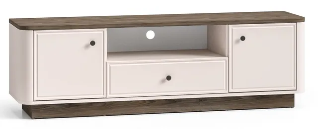 selsey-vilavio-tv-kommode-160-cm-zweit-rig-kaschmir-dunkle-windm-hle-eiche-mit-s image 1