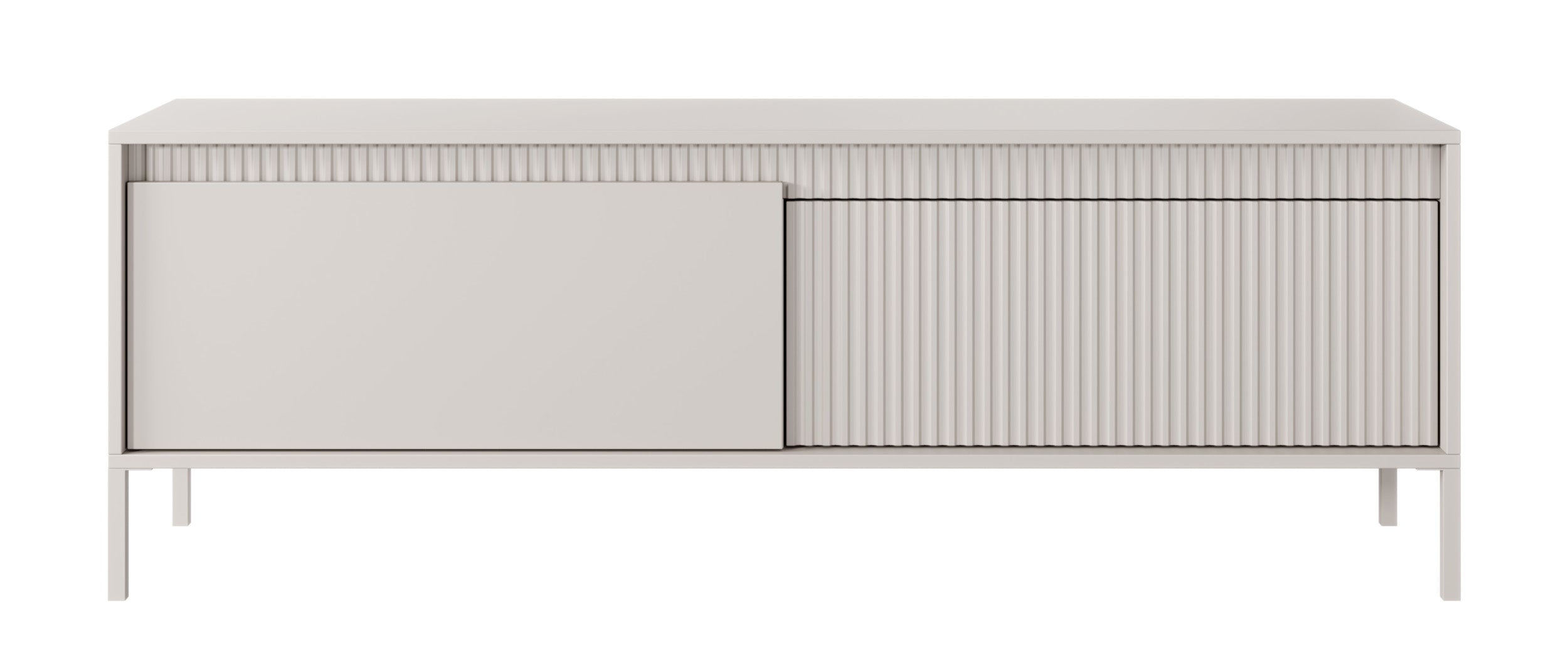 selsey-falsetto-tv-schrank-zweifl-gelig-154-cm-beige-mit-gerillter-front image 3