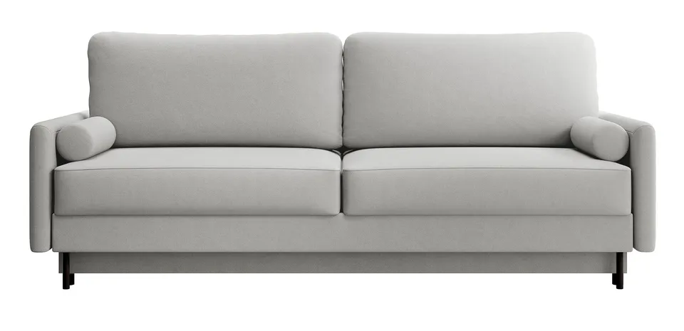 selsey-tomonde-dreisitziges-schlafsofa-mit-stauraum-hellgrauer-samtvelours image 1