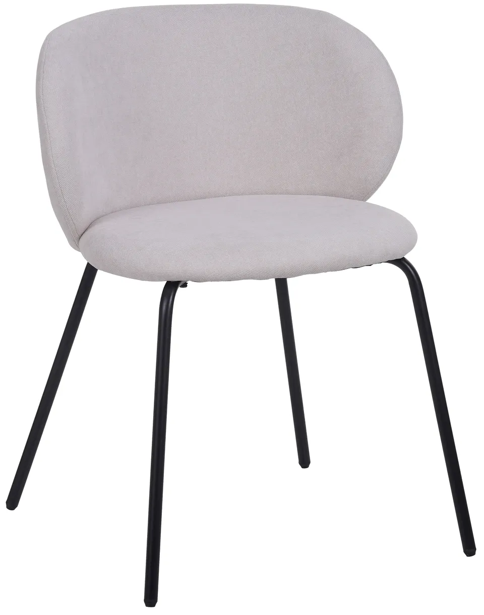 selsey-berlents-gepolsterter-esszimmerstuhl-creme-geflecht-schwarze-beine image 1