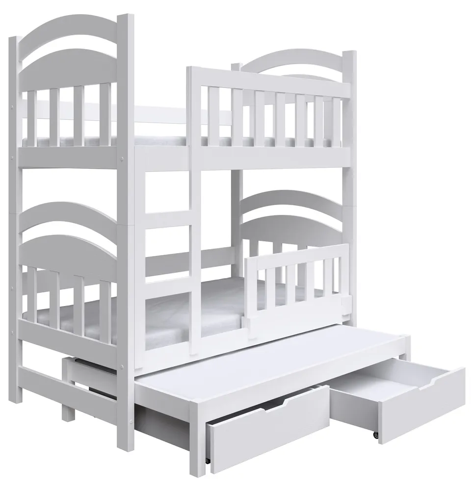 selsey-dopio-etagenbett-75x180-cm-f-r-drei-personen-mit-schubladen-wei image 1