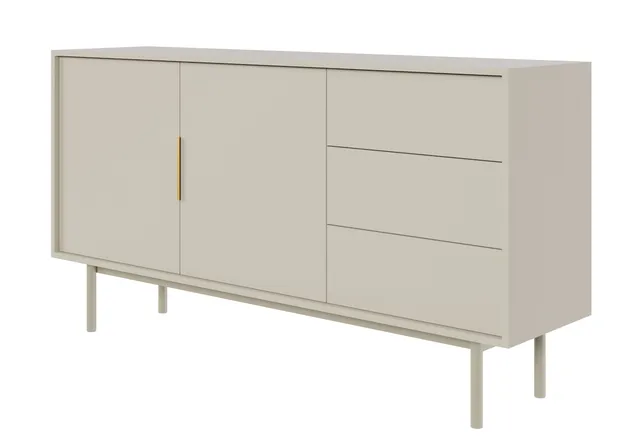 selsey-viviaro-kommode-mit-2-t-ren-und-3-schubladen-154-cm-kaschmir image 1