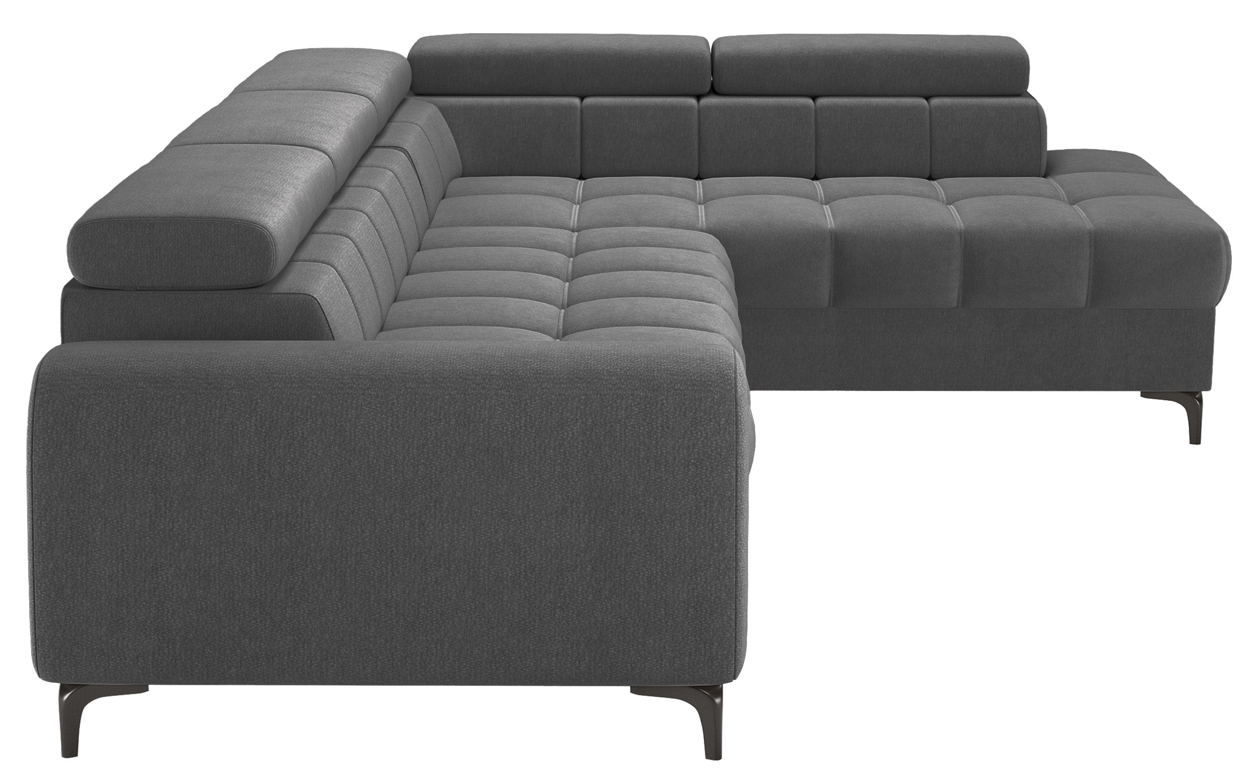 selsey-arellio-ecksofa-mit-schlaffunktion-rechtsseitig-l-form-grauer-chenille image 5