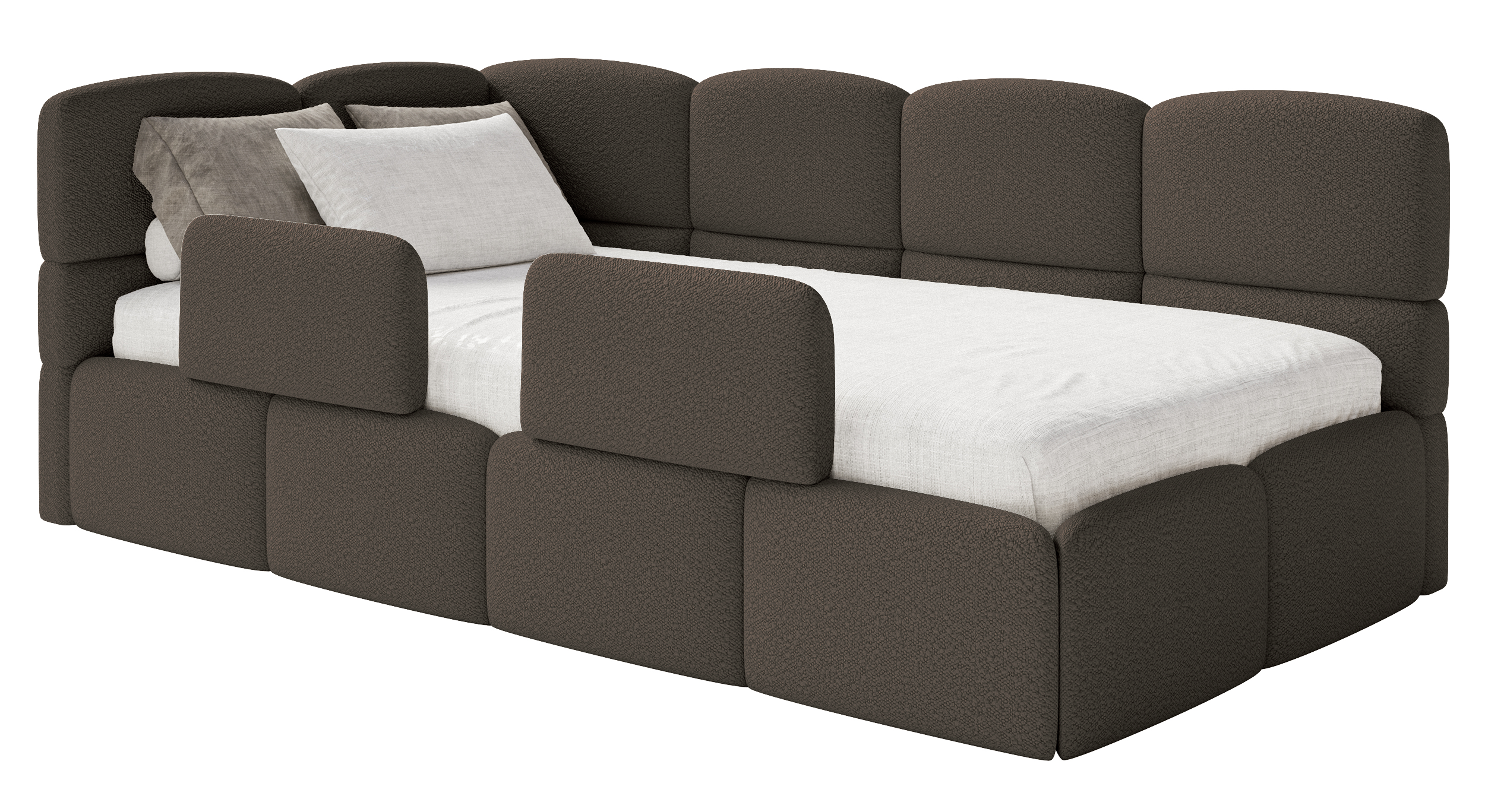 selsey-cloudy-jugendbett-90x200-cm-links-mit-stauraum-braunes-boucl image 1