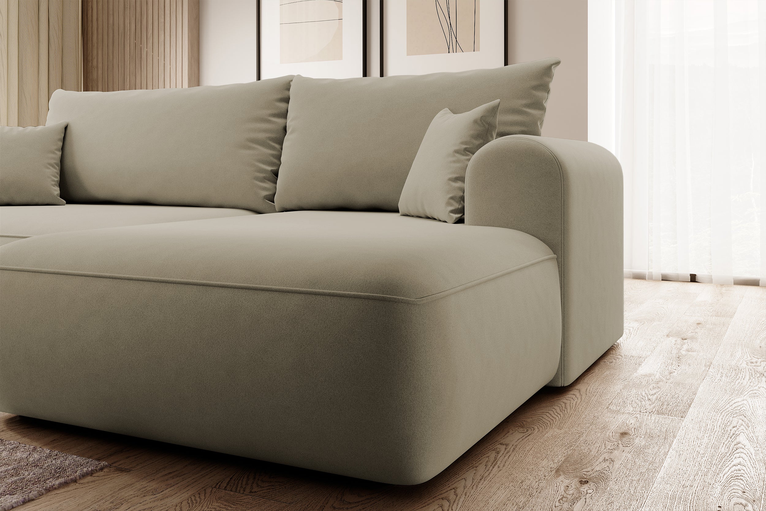 selsey-ovo-ecksofa-mit-schlaffunktion-rechts-l-form-beige-samt-mit-stauraum image 4