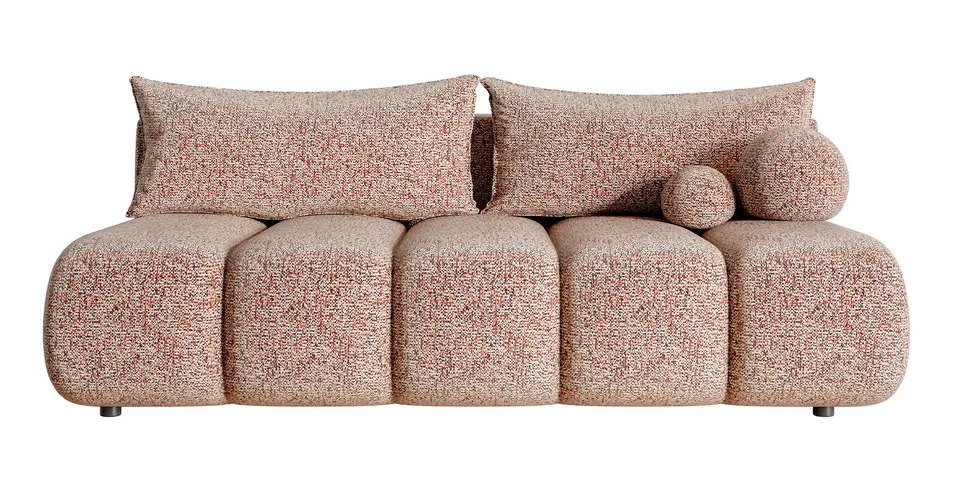 selsey-dandelino-mini-dreisitziges-sofa-mit-schlaffunktion-ziegelrotes-geflecht image 1