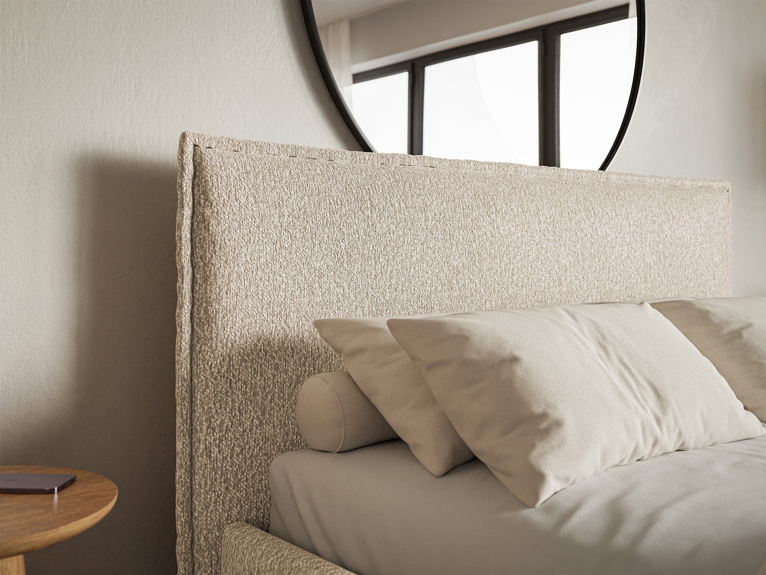 selsey-softie-slim-polsterbett-200x200-cm-mit-stauraum-hellbeige-chenille image 4