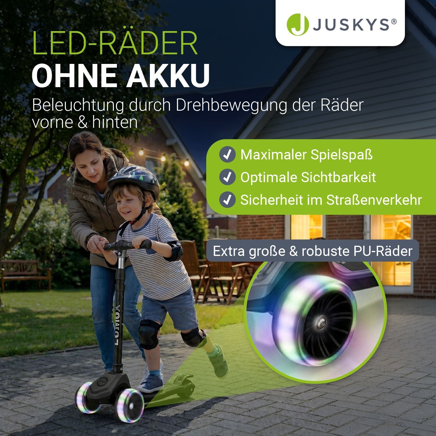 juskys-kinderroller-lumox-schwarz-scooter-mit-led-leuchtr-dern-3-1-kg image 6