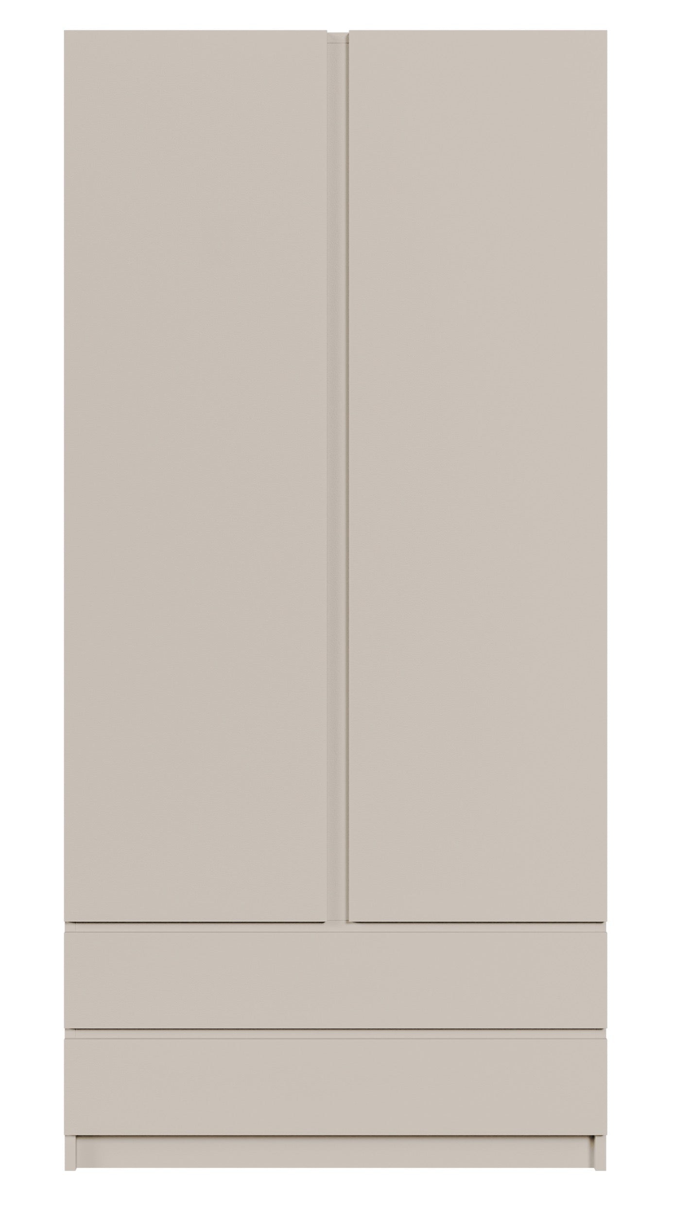 selsey-bemmi-garderobenschrank-zweit-rig-100-cm-kaschmir-mit-zwei-schubladen image 4