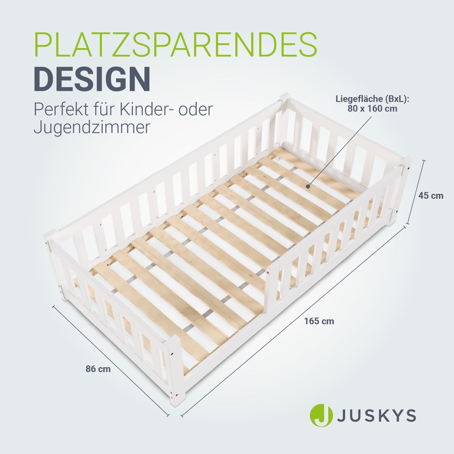 juskys-kinderbett-naya-80-x-160-cm-holz-mit-lattenrost-und-rausfallschutz-bodenb image 4