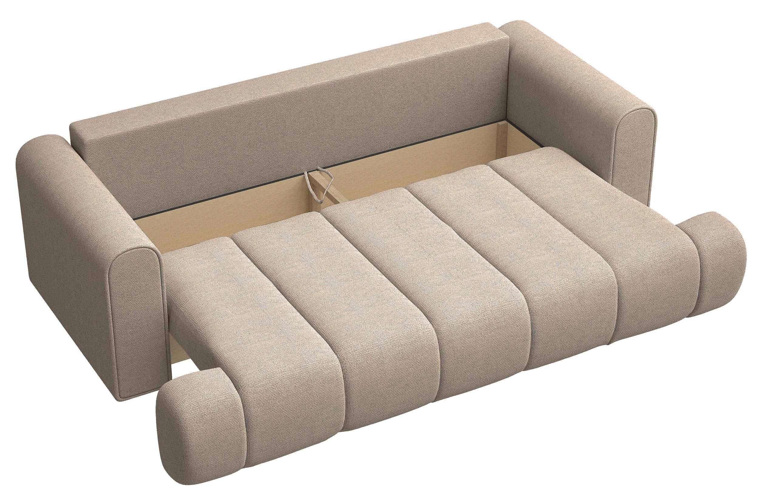 selsey-dandelino-dreisitziges-sofa-mit-schlaffunktion-chenille-beige-hydrophob image 5